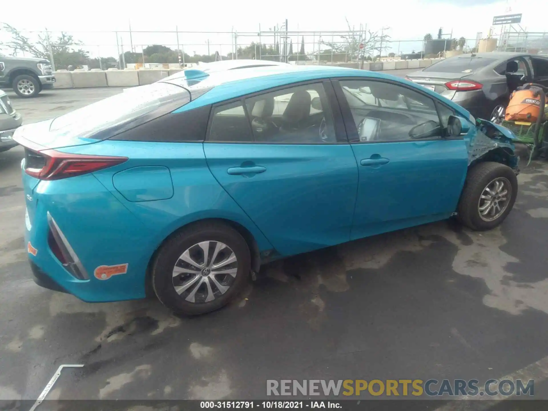 4 Photograph of a damaged car JTDKARFP3L3149603 TOYOTA PRIUS PRIME 2020