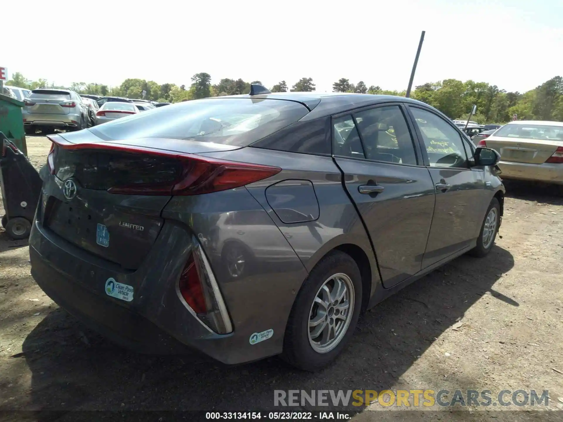 4 Photograph of a damaged car JTDKARFP3L3158060 TOYOTA PRIUS PRIME 2020