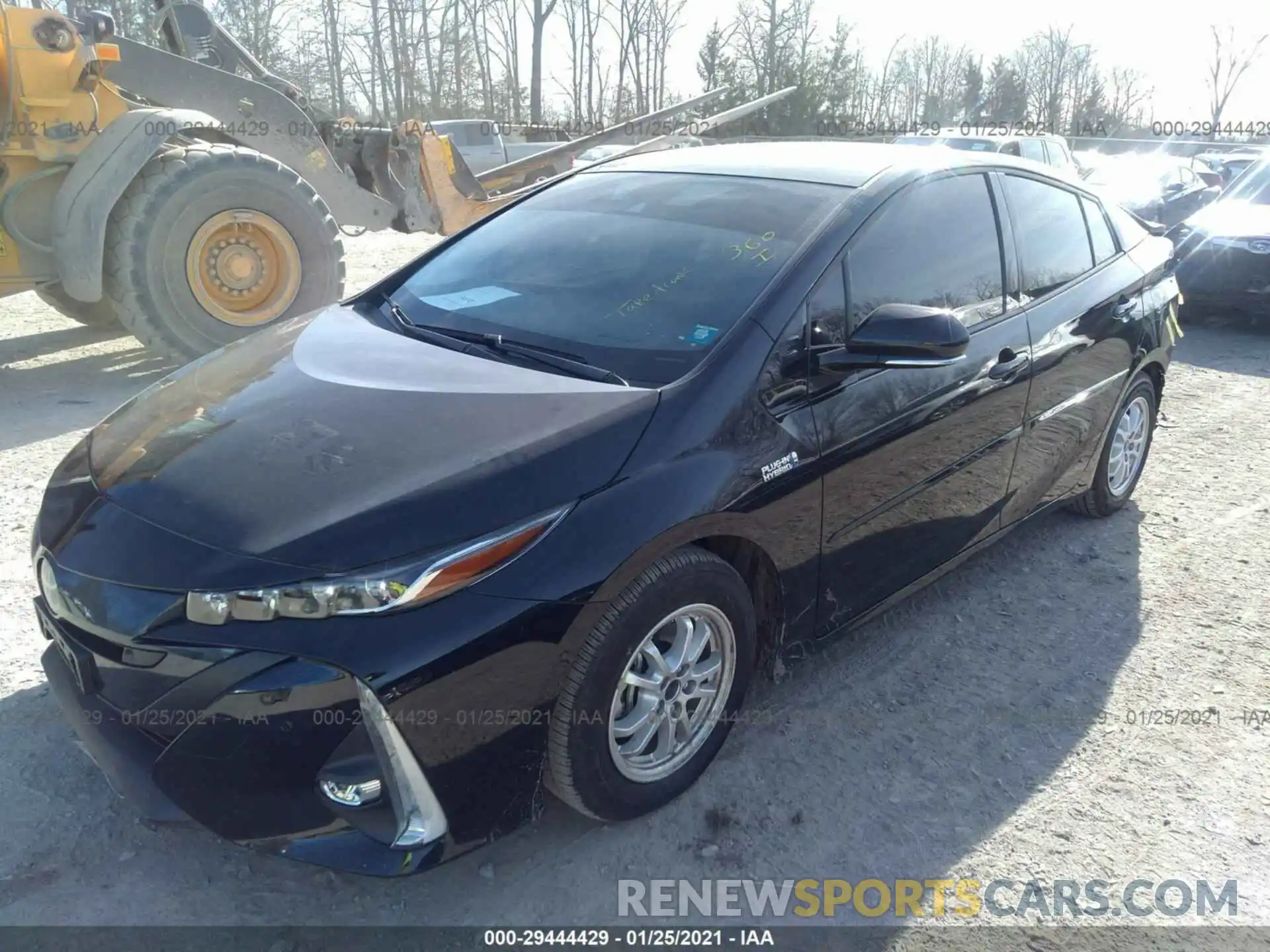 2 Photograph of a damaged car JTDKARFP3L3158270 TOYOTA PRIUS PRIME 2020