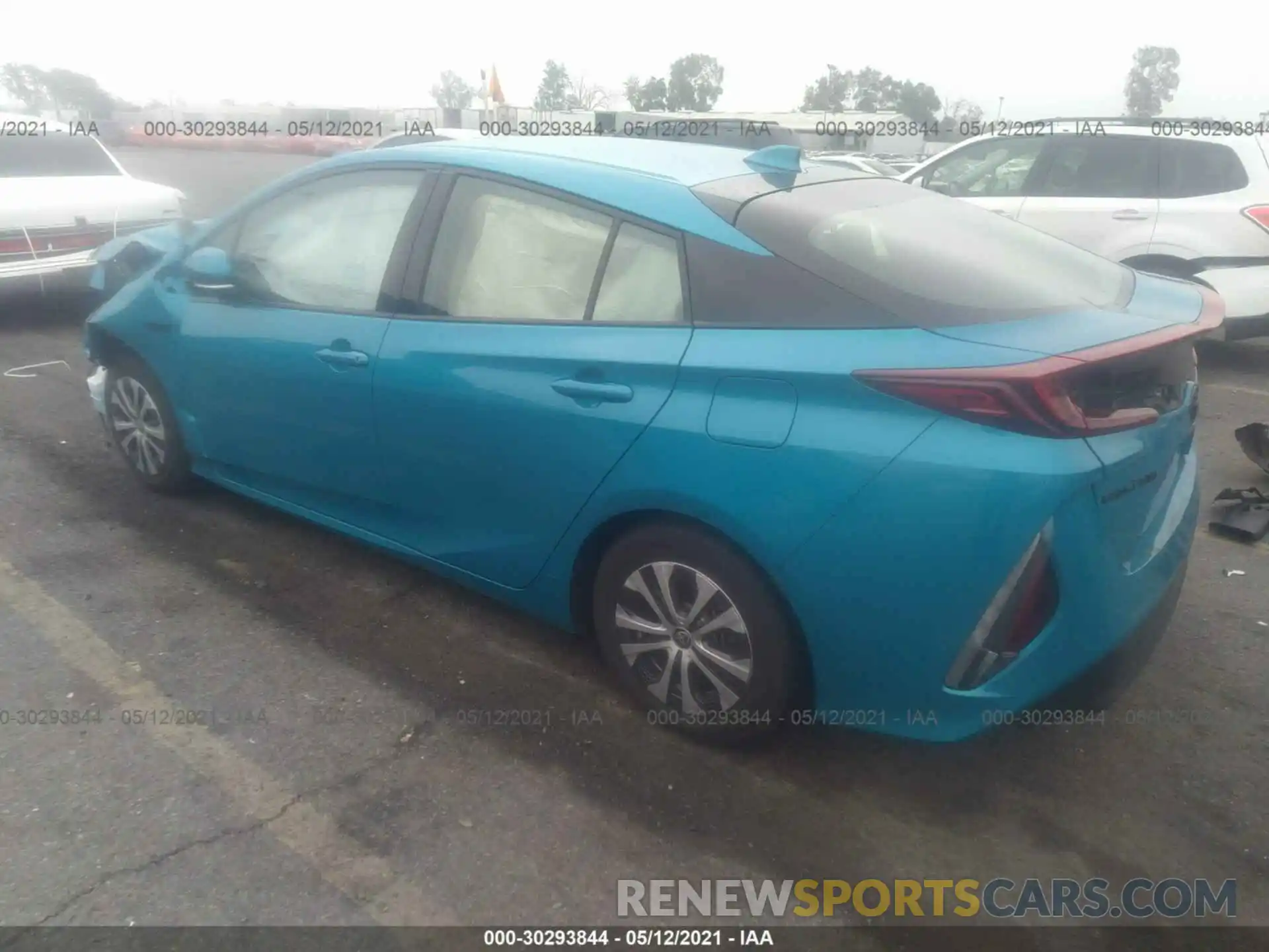 3 Photograph of a damaged car JTDKARFP3L3160021 TOYOTA PRIUS PRIME 2020