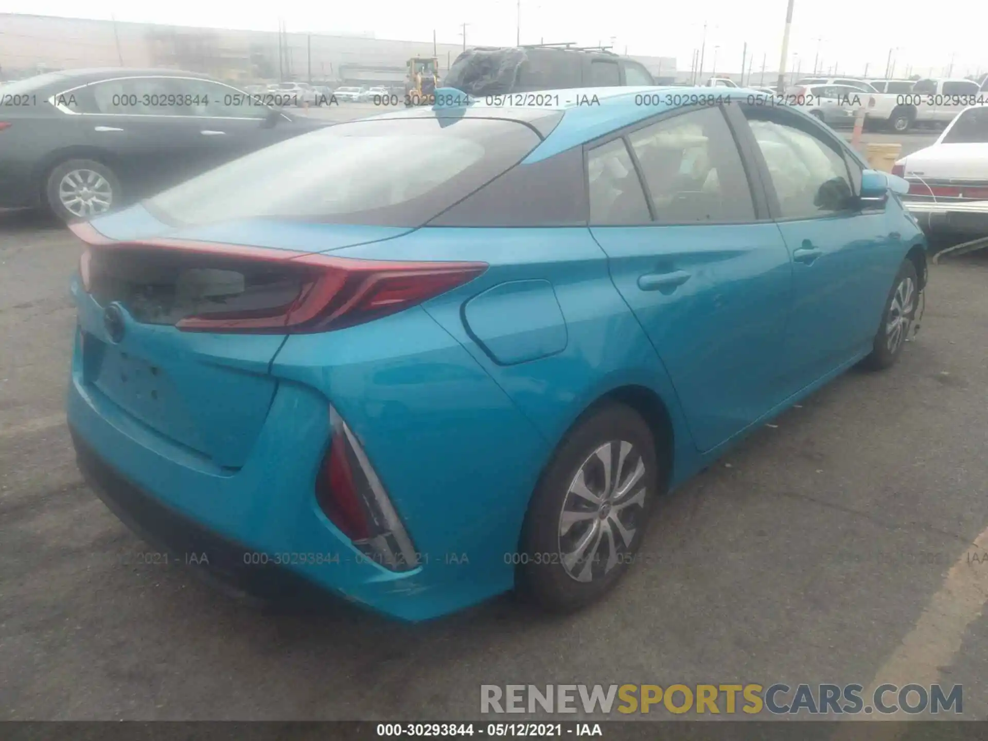 4 Photograph of a damaged car JTDKARFP3L3160021 TOYOTA PRIUS PRIME 2020