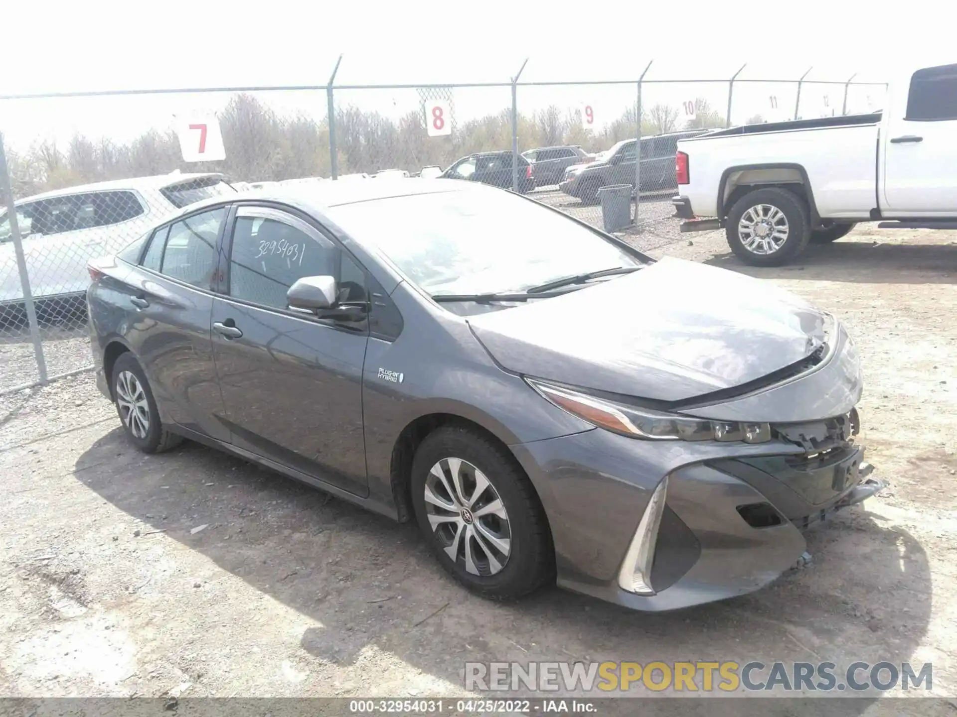 1 Photograph of a damaged car JTDKARFP4L3121745 TOYOTA PRIUS PRIME 2020