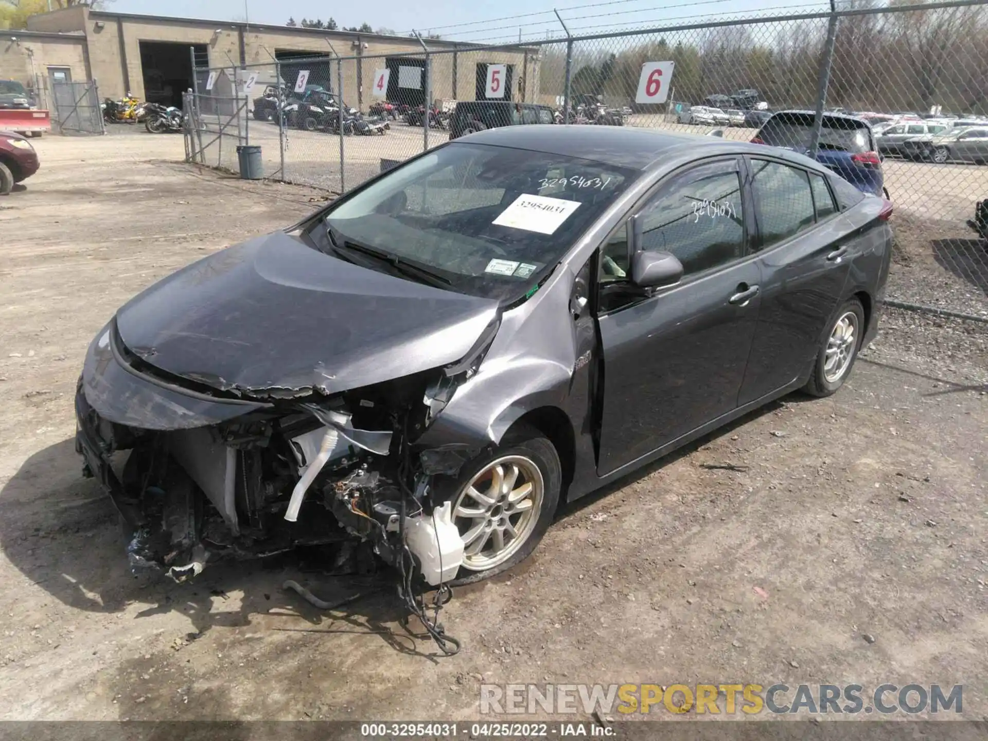 2 Photograph of a damaged car JTDKARFP4L3121745 TOYOTA PRIUS PRIME 2020