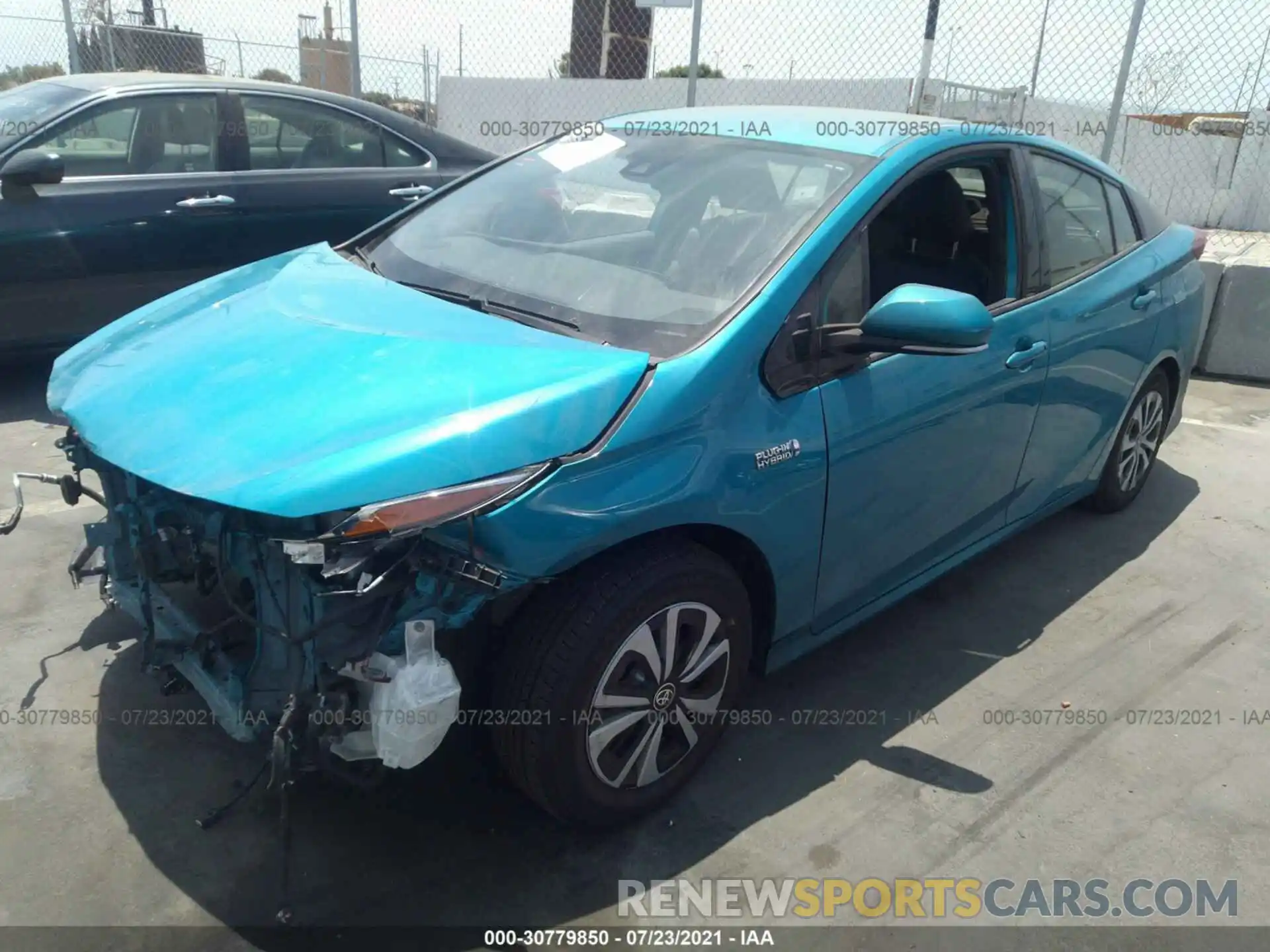 2 Photograph of a damaged car JTDKARFP4L3123060 TOYOTA PRIUS PRIME 2020