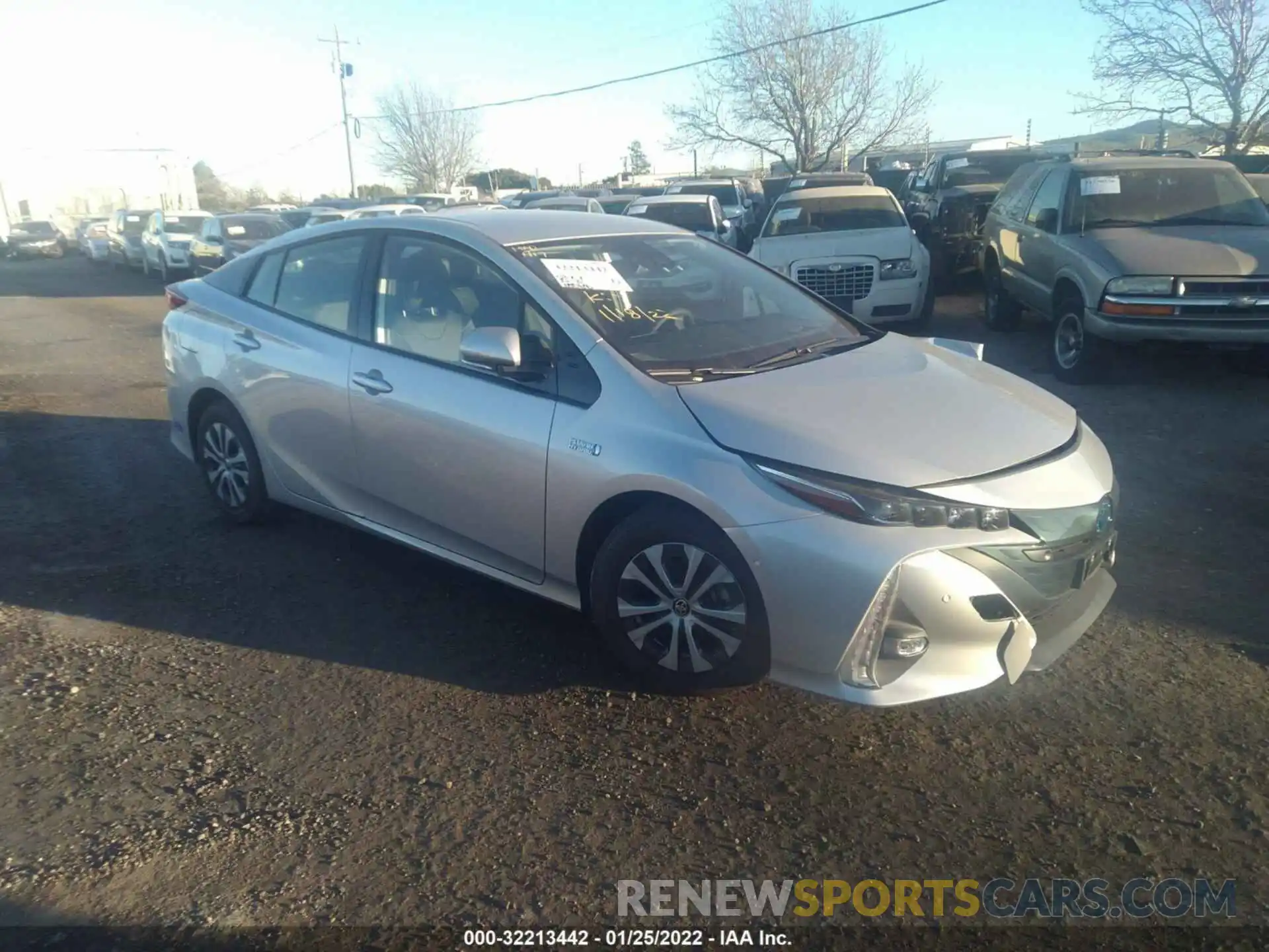 1 Photograph of a damaged car JTDKARFP4L3124855 TOYOTA PRIUS PRIME 2020