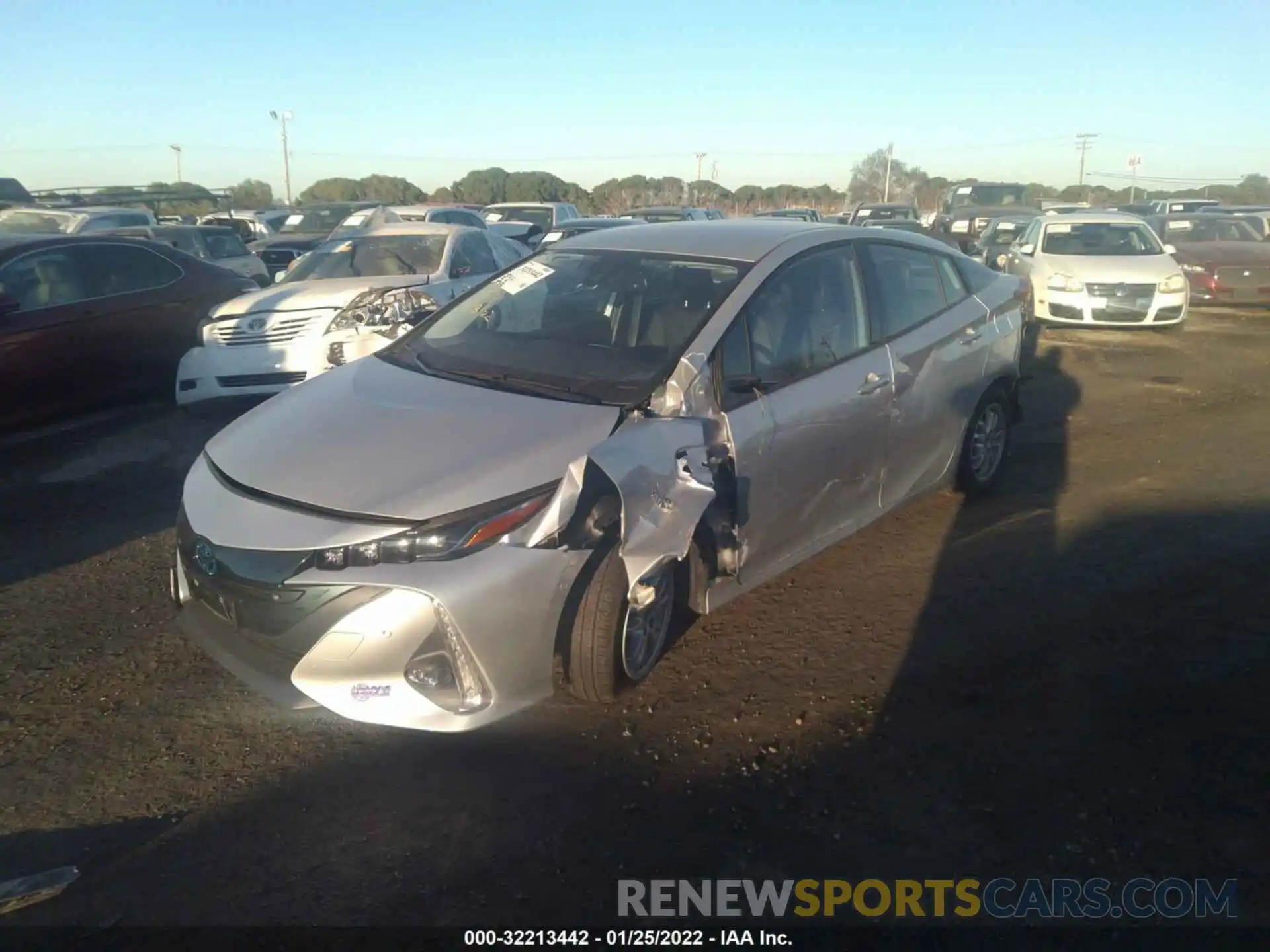 2 Photograph of a damaged car JTDKARFP4L3124855 TOYOTA PRIUS PRIME 2020