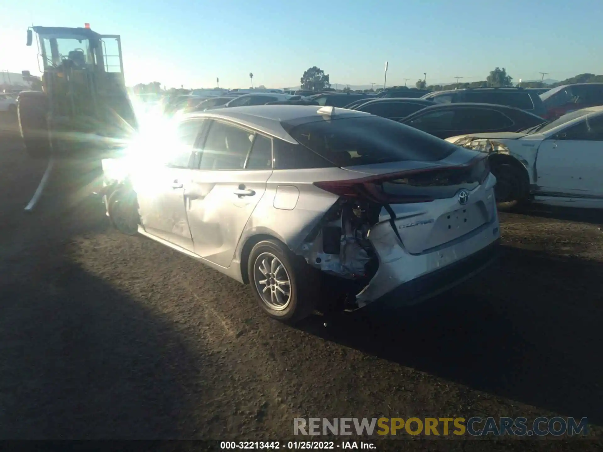 3 Photograph of a damaged car JTDKARFP4L3124855 TOYOTA PRIUS PRIME 2020