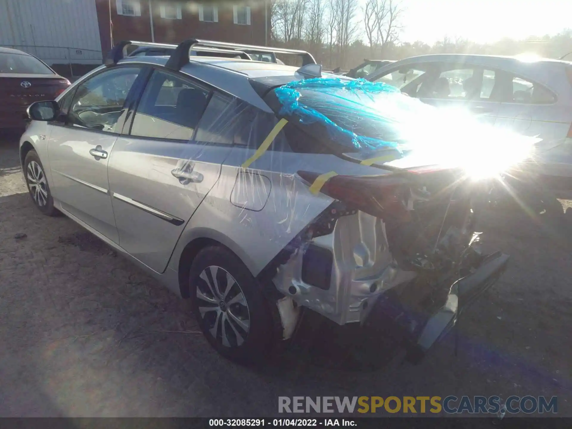 3 Photograph of a damaged car JTDKARFP4L3125164 TOYOTA PRIUS PRIME 2020