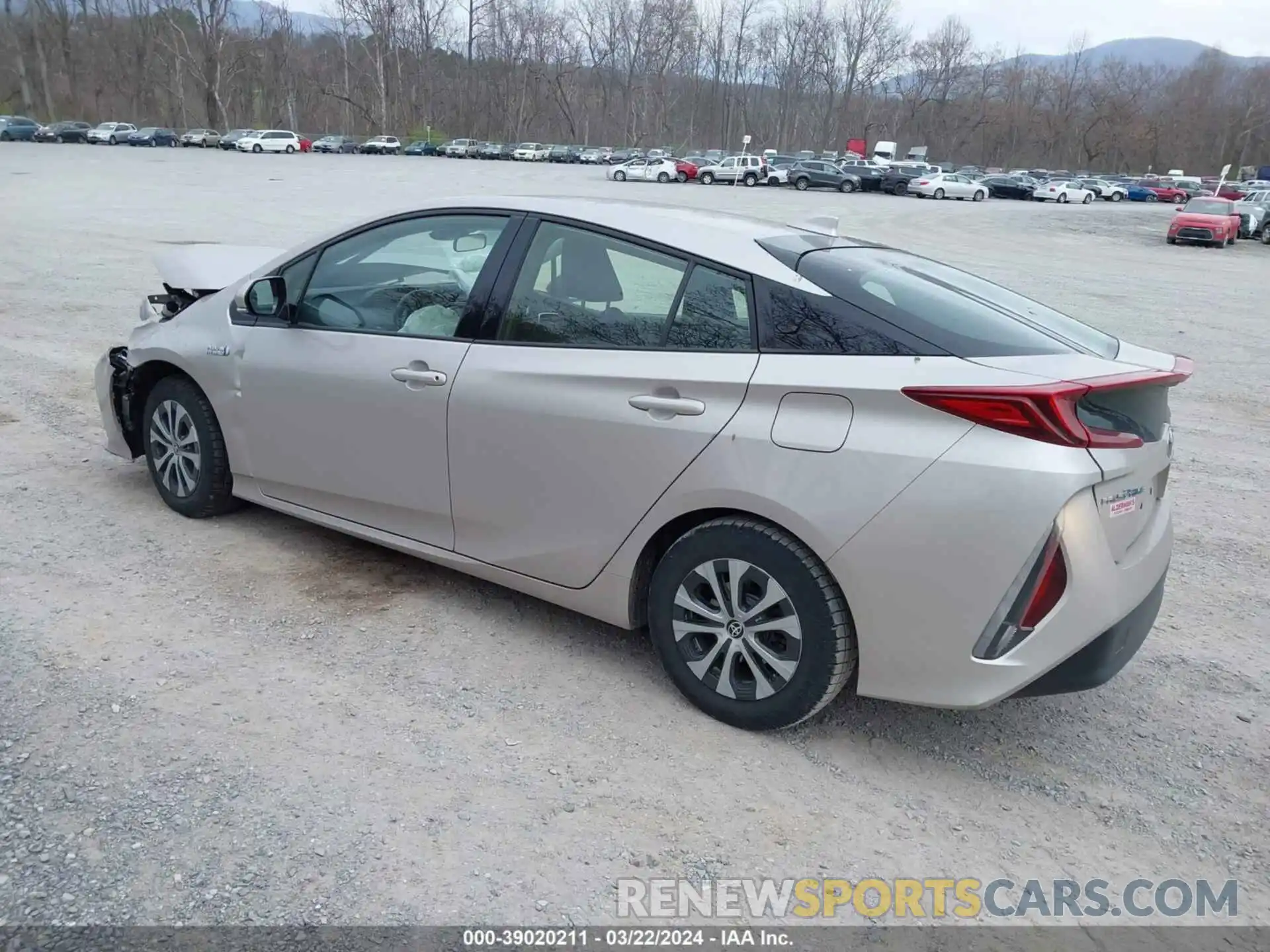 3 Photograph of a damaged car JTDKARFP4L3126525 TOYOTA PRIUS PRIME 2020