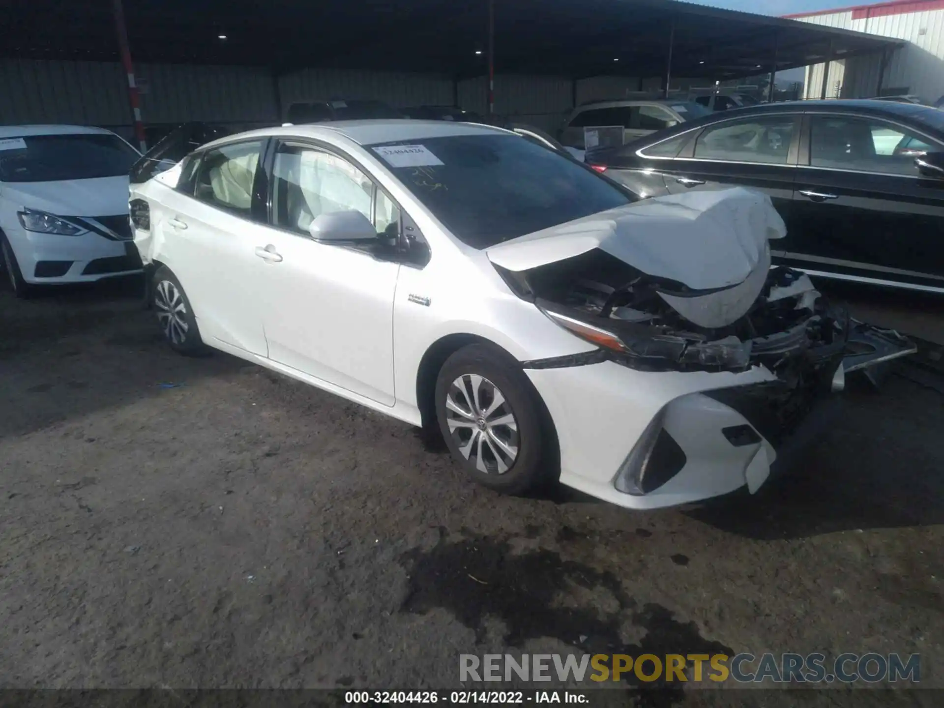 1 Photograph of a damaged car JTDKARFP4L3133491 TOYOTA PRIUS PRIME 2020