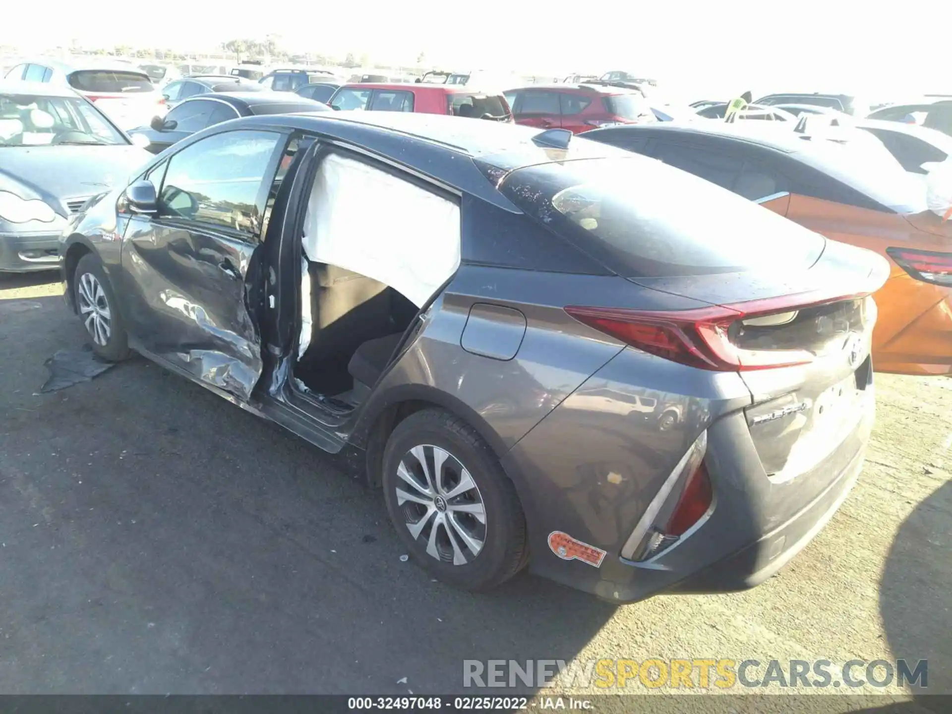 3 Photograph of a damaged car JTDKARFP4L3138075 TOYOTA PRIUS PRIME 2020