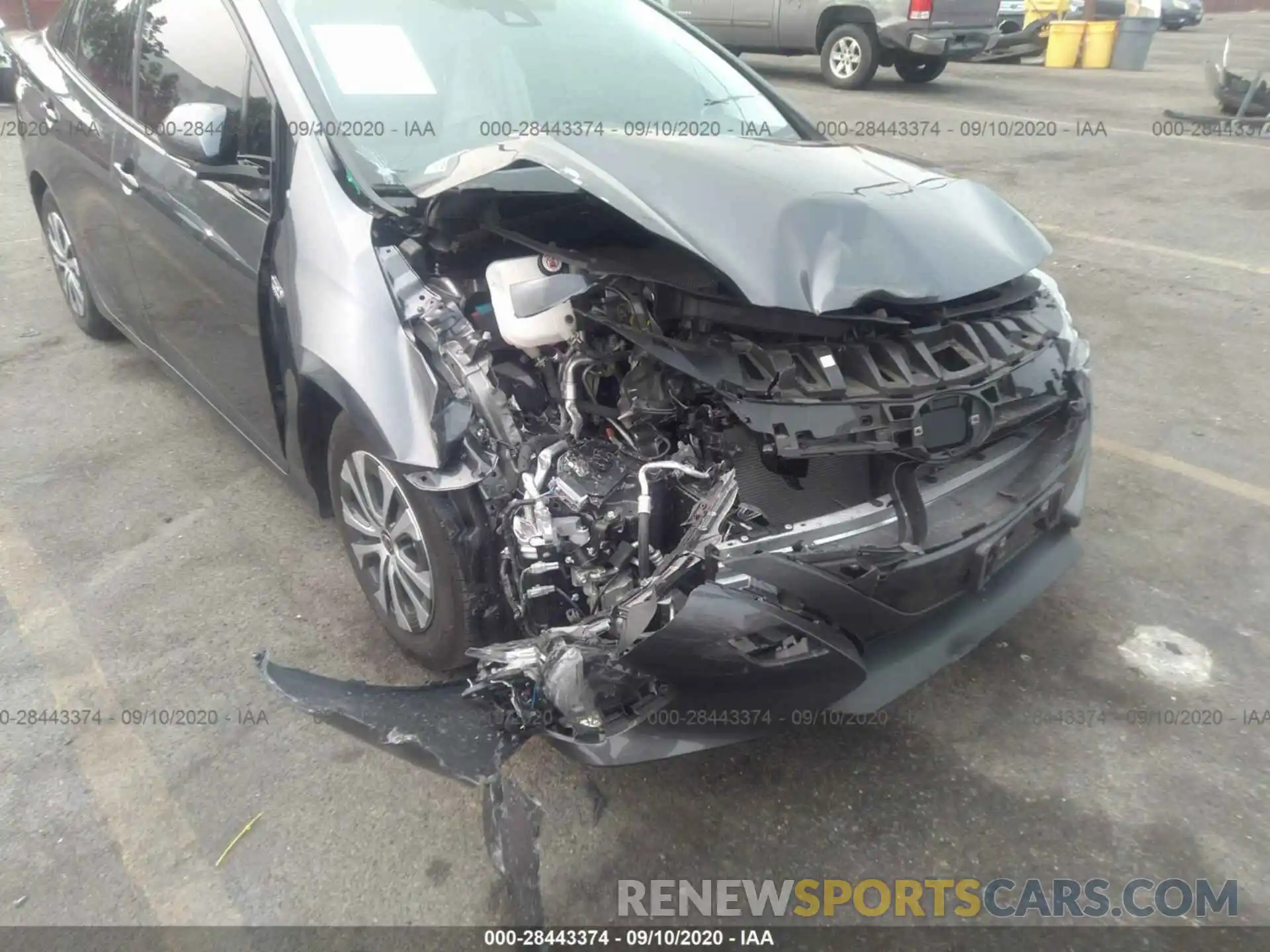 6 Photograph of a damaged car JTDKARFP4L3140537 TOYOTA PRIUS PRIME 2020