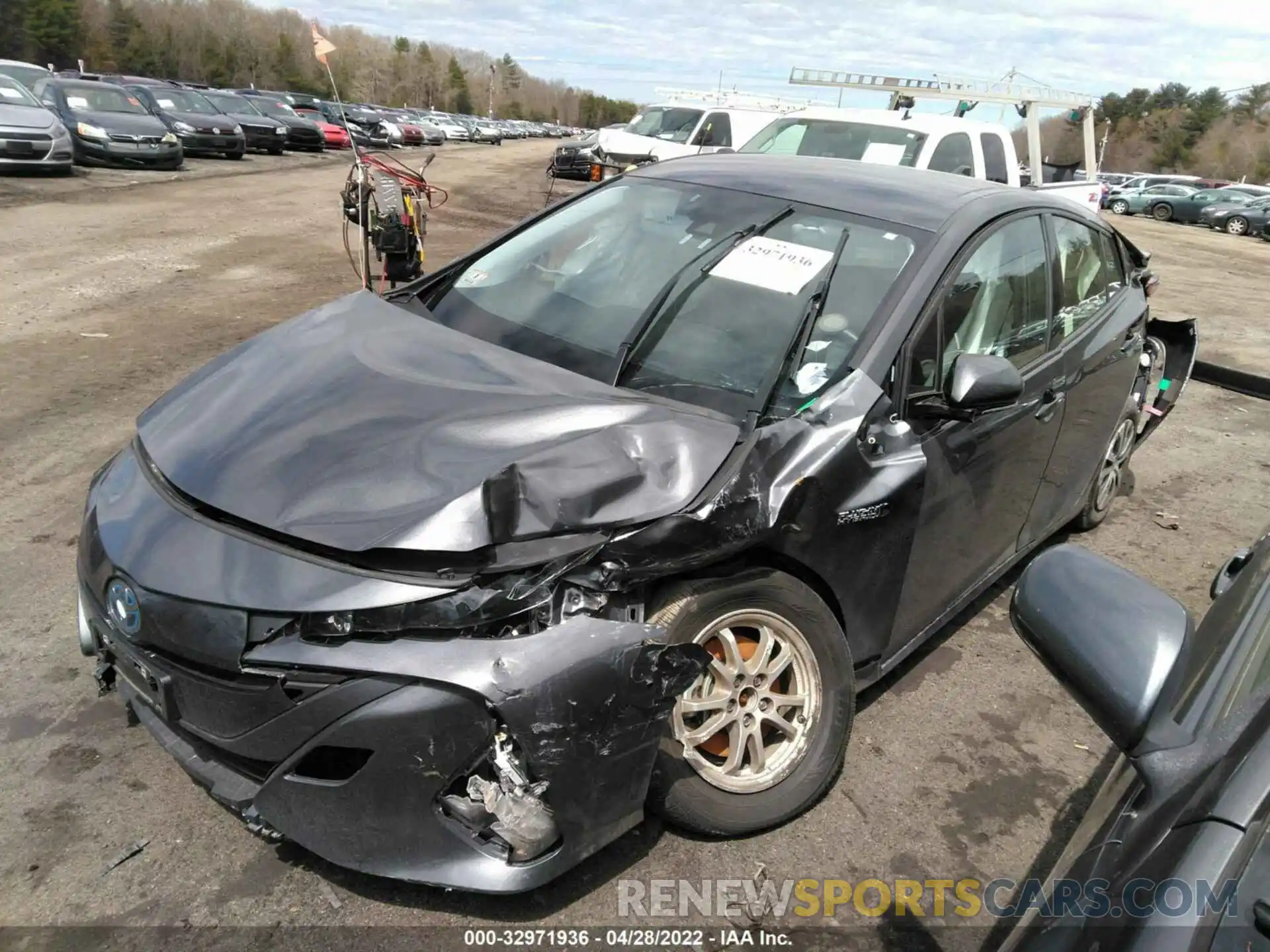 2 Photograph of a damaged car JTDKARFP4L3140814 TOYOTA PRIUS PRIME 2020