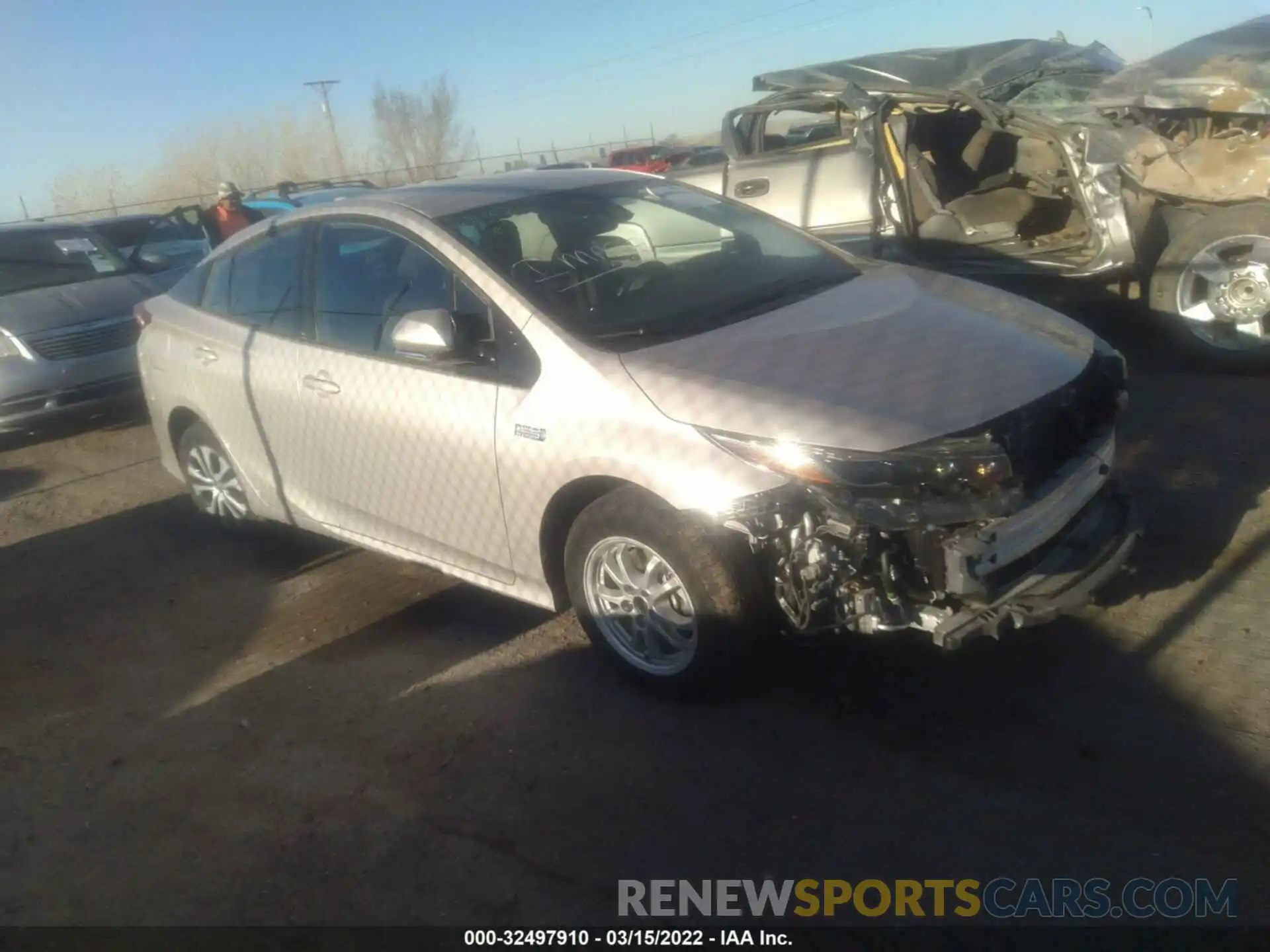 1 Photograph of a damaged car JTDKARFP4L3144815 TOYOTA PRIUS PRIME 2020