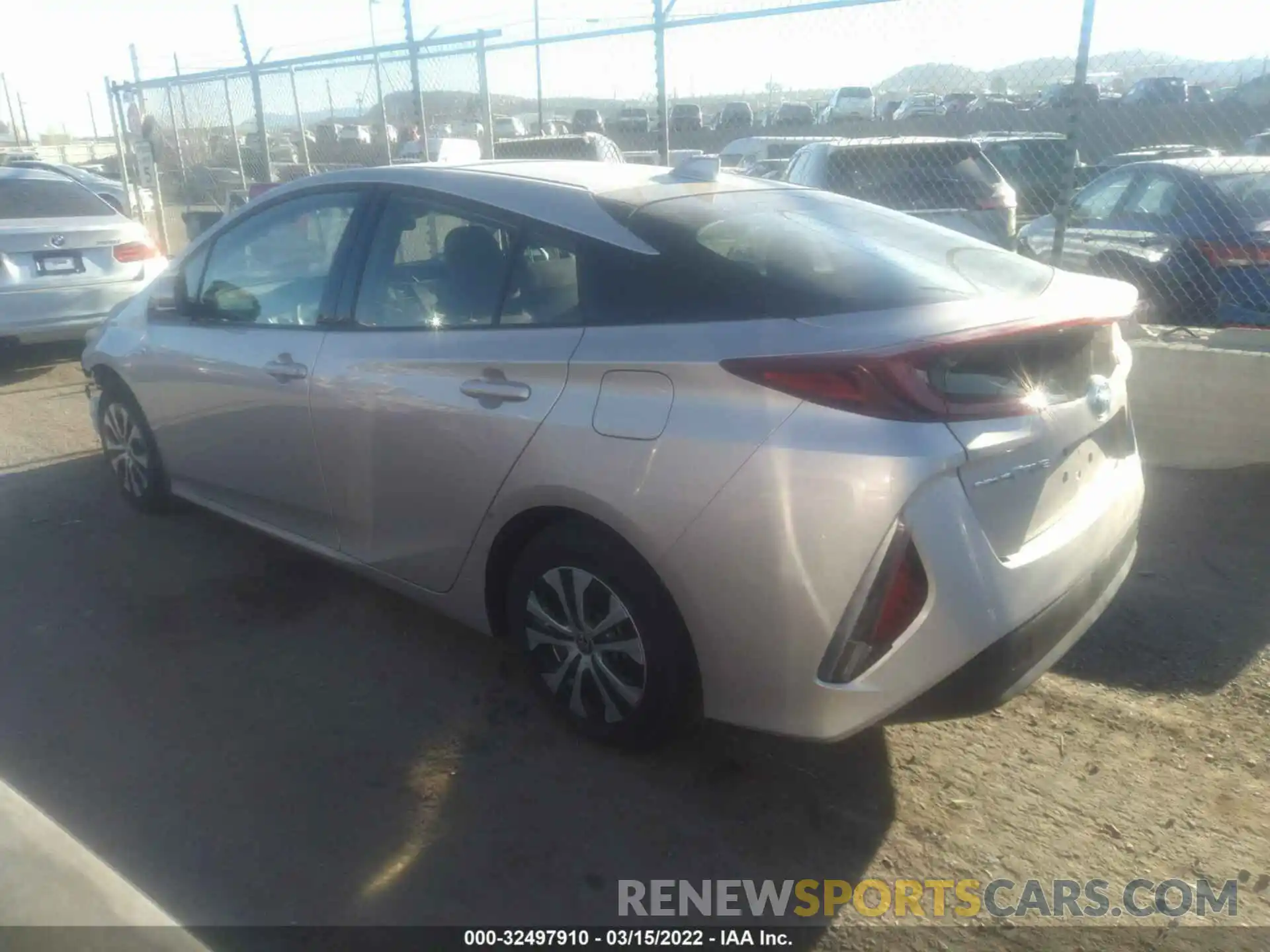 3 Photograph of a damaged car JTDKARFP4L3144815 TOYOTA PRIUS PRIME 2020