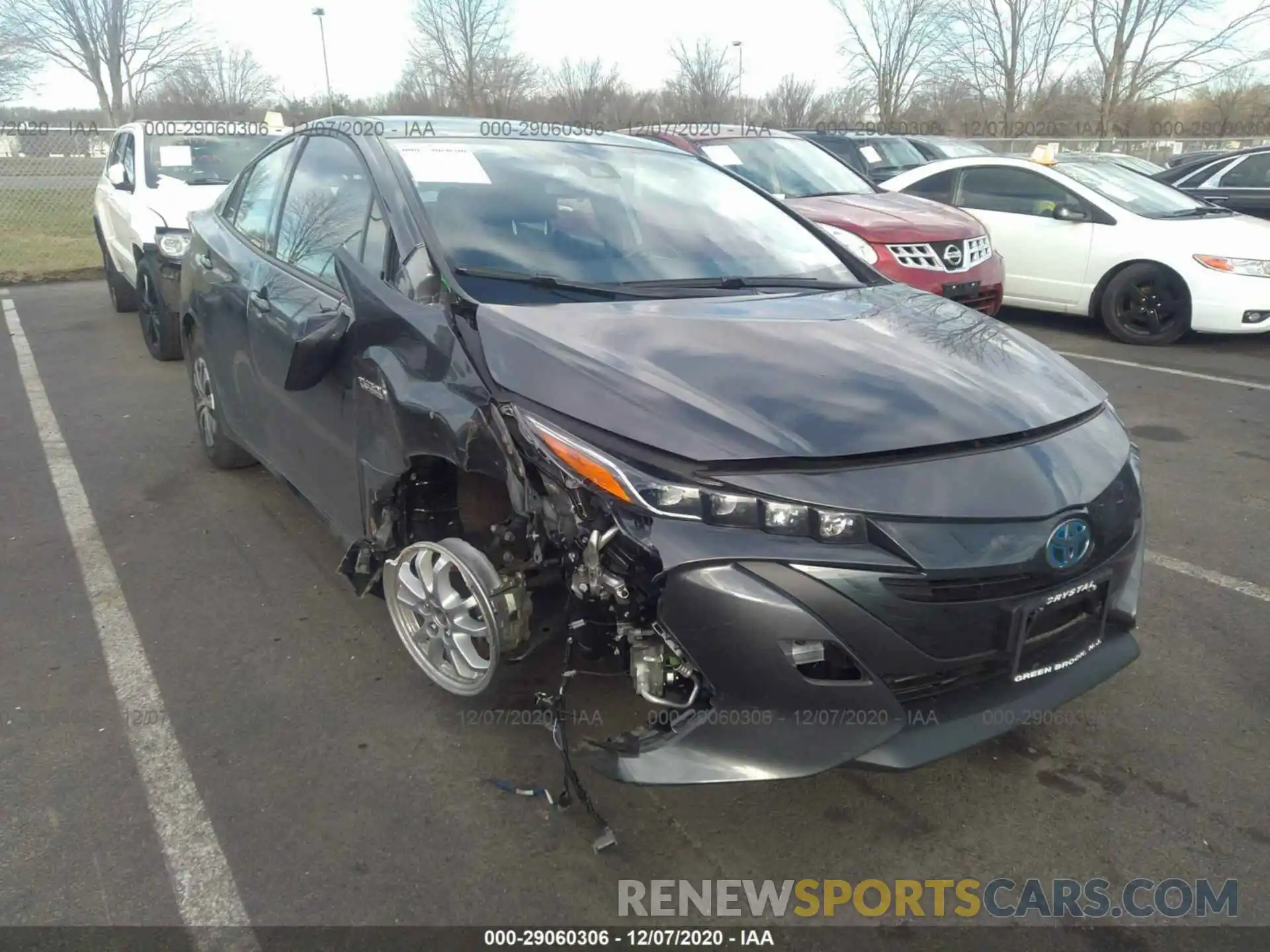 1 Photograph of a damaged car JTDKARFP4L3145723 TOYOTA PRIUS PRIME 2020