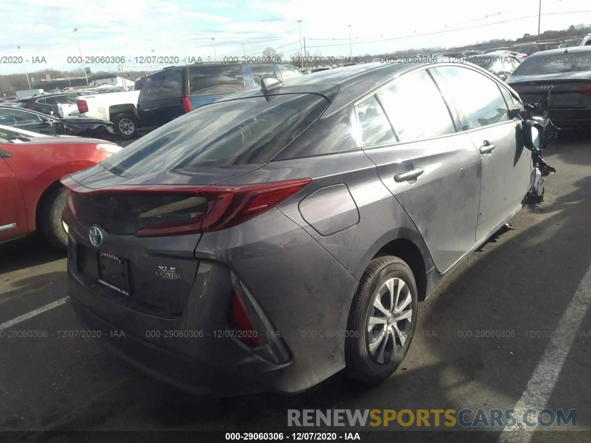 4 Photograph of a damaged car JTDKARFP4L3145723 TOYOTA PRIUS PRIME 2020