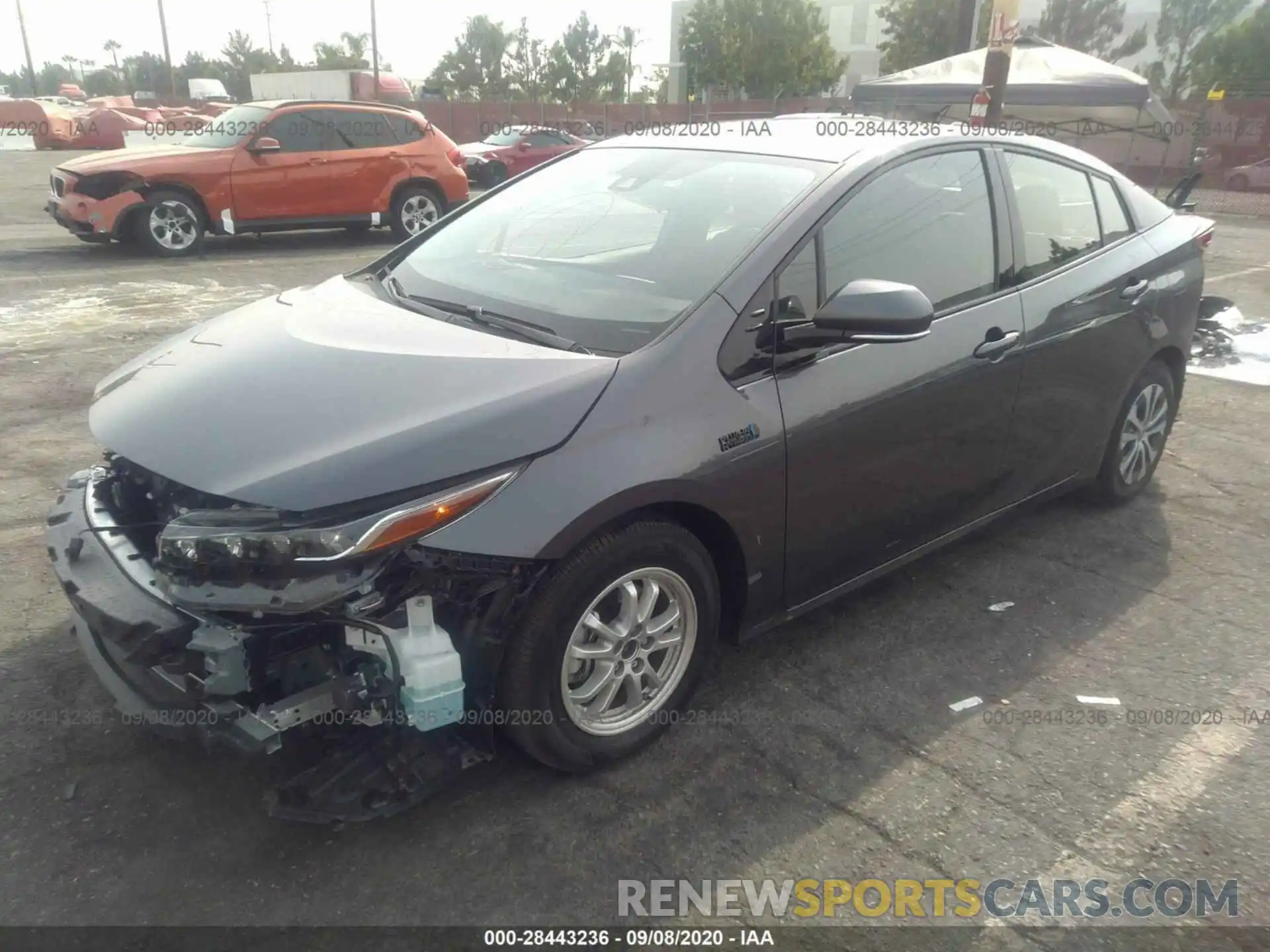 2 Photograph of a damaged car JTDKARFP4L3148296 TOYOTA PRIUS PRIME 2020