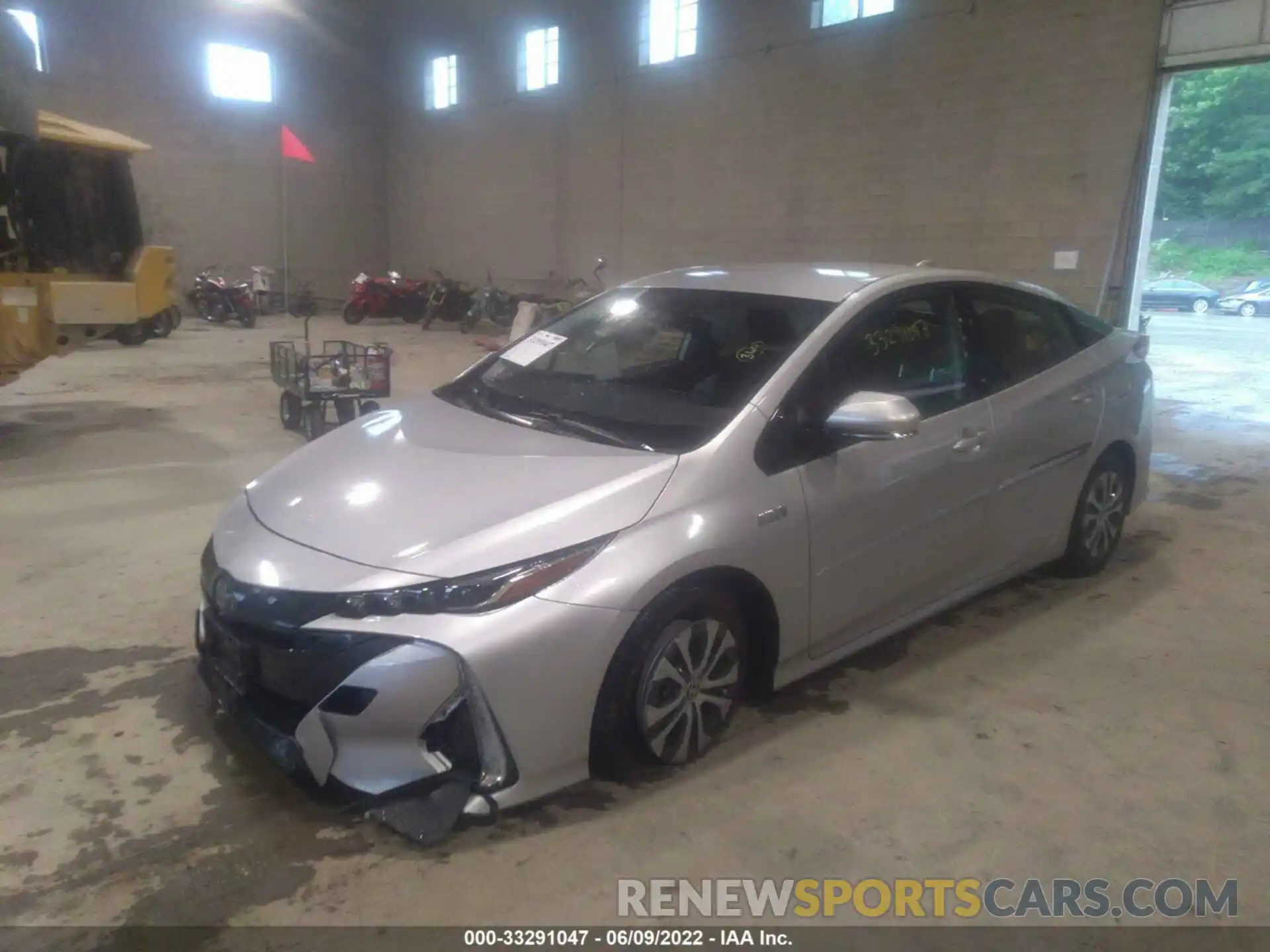 2 Photograph of a damaged car JTDKARFP4L3149027 TOYOTA PRIUS PRIME 2020