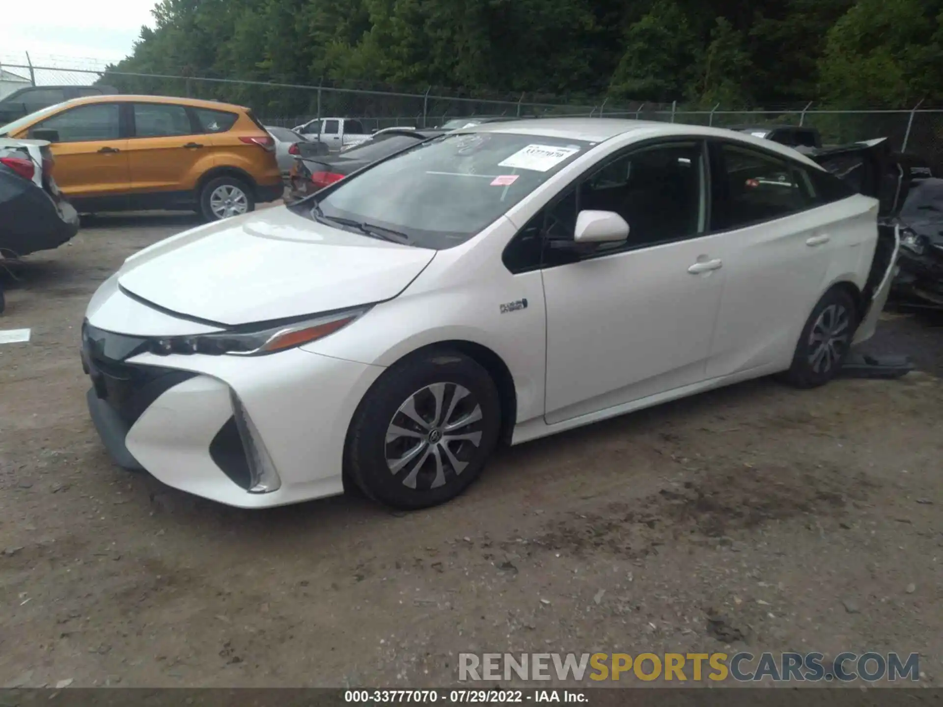 2 Photograph of a damaged car JTDKARFP4L3154325 TOYOTA PRIUS PRIME 2020