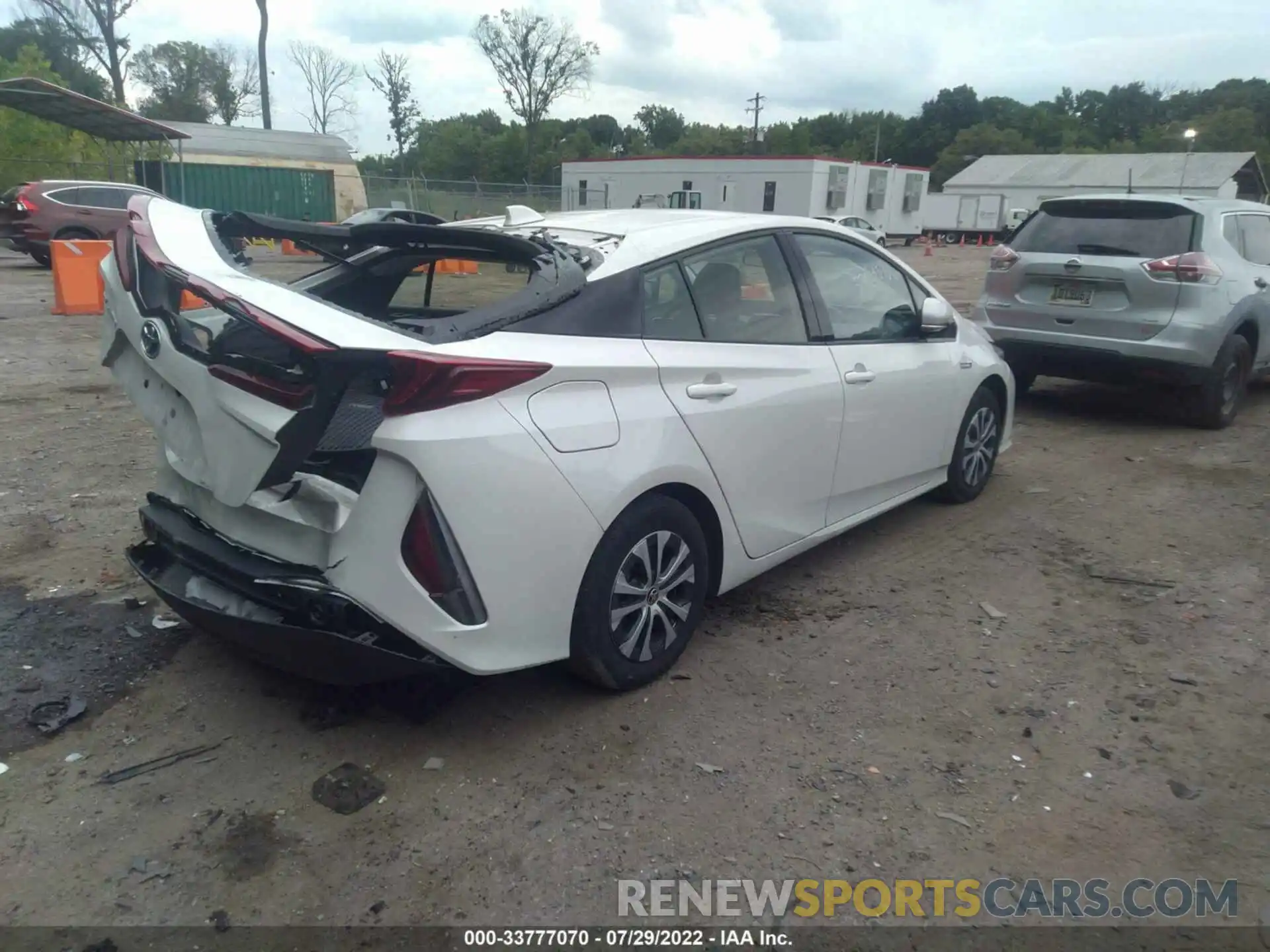 4 Photograph of a damaged car JTDKARFP4L3154325 TOYOTA PRIUS PRIME 2020