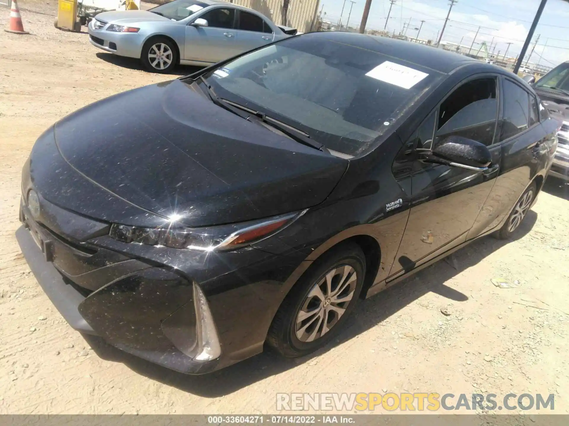 2 Photograph of a damaged car JTDKARFP4L3160304 TOYOTA PRIUS PRIME 2020