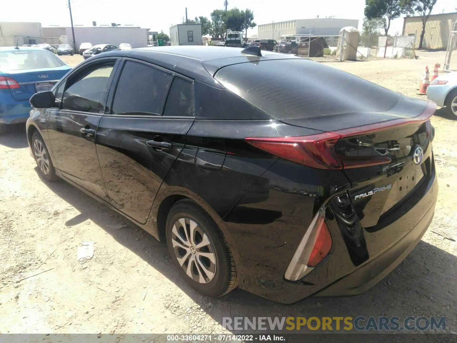 3 Photograph of a damaged car JTDKARFP4L3160304 TOYOTA PRIUS PRIME 2020