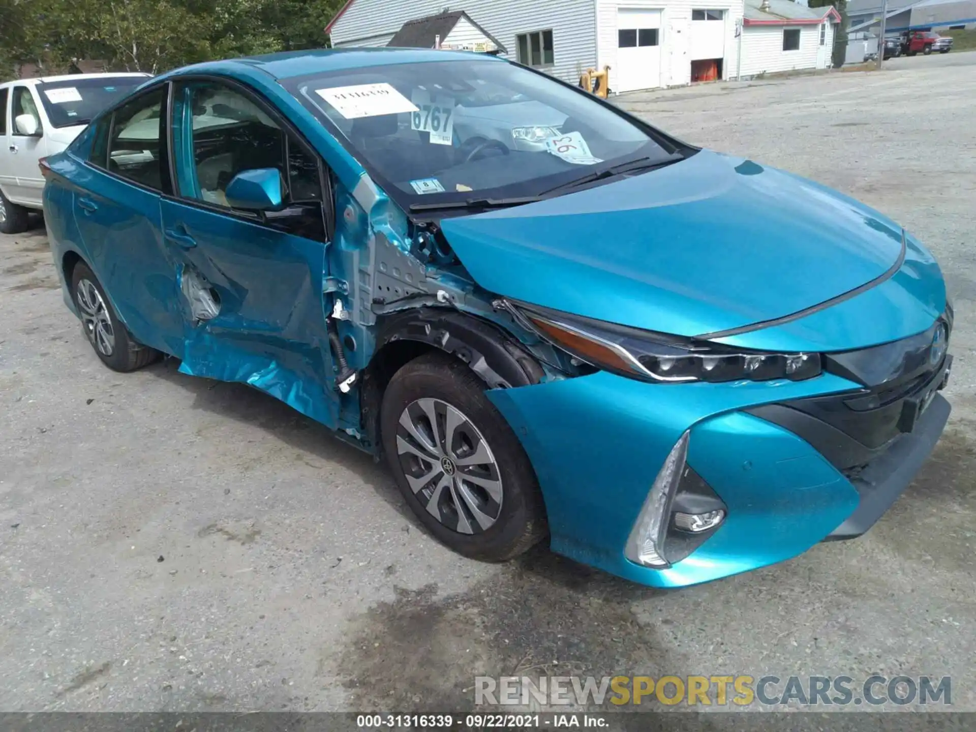 1 Photograph of a damaged car JTDKARFP4L3160738 TOYOTA PRIUS PRIME 2020