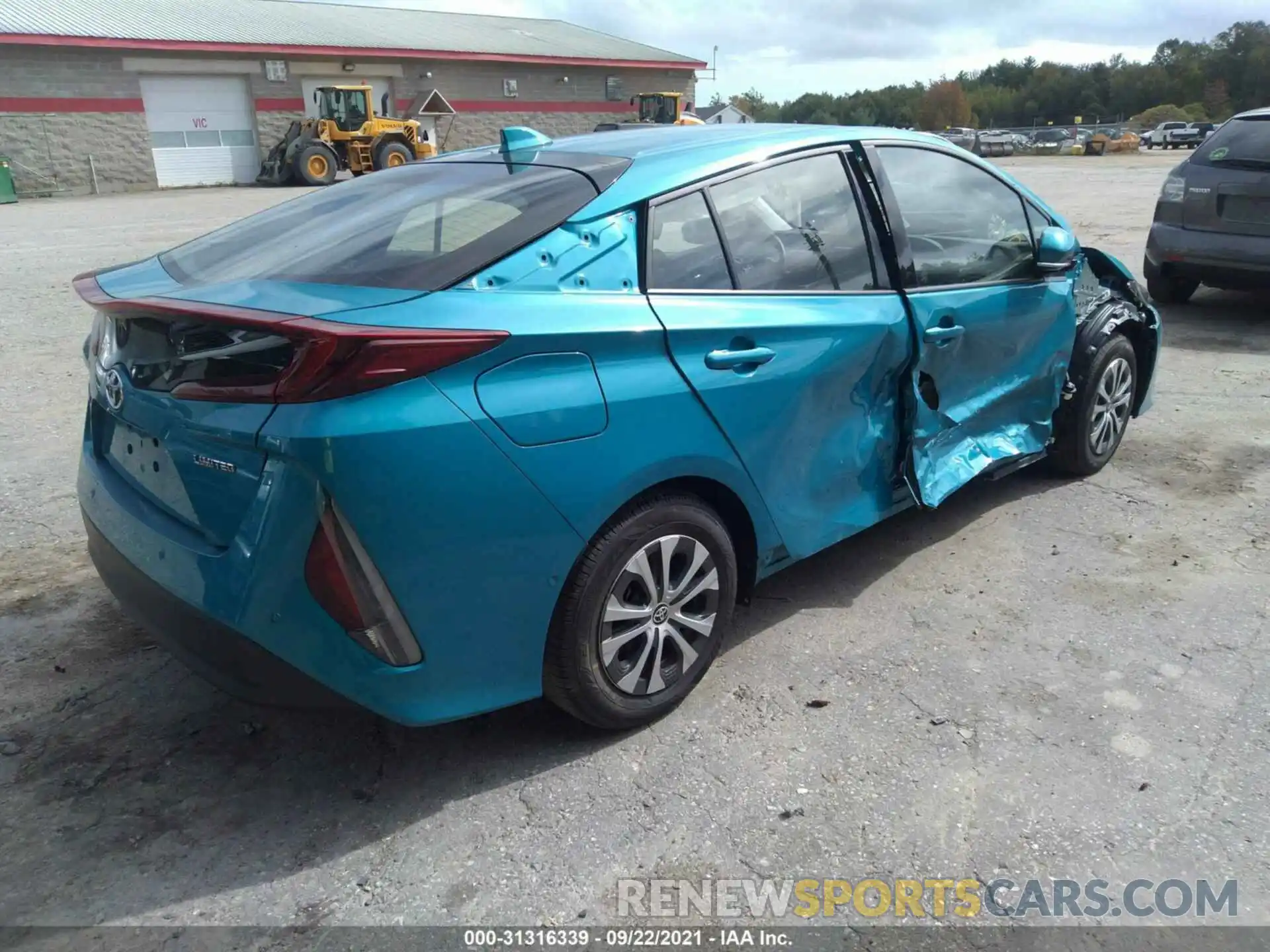 4 Фотография поврежденного автомобиля JTDKARFP4L3160738 TOYOTA PRIUS PRIME 2020