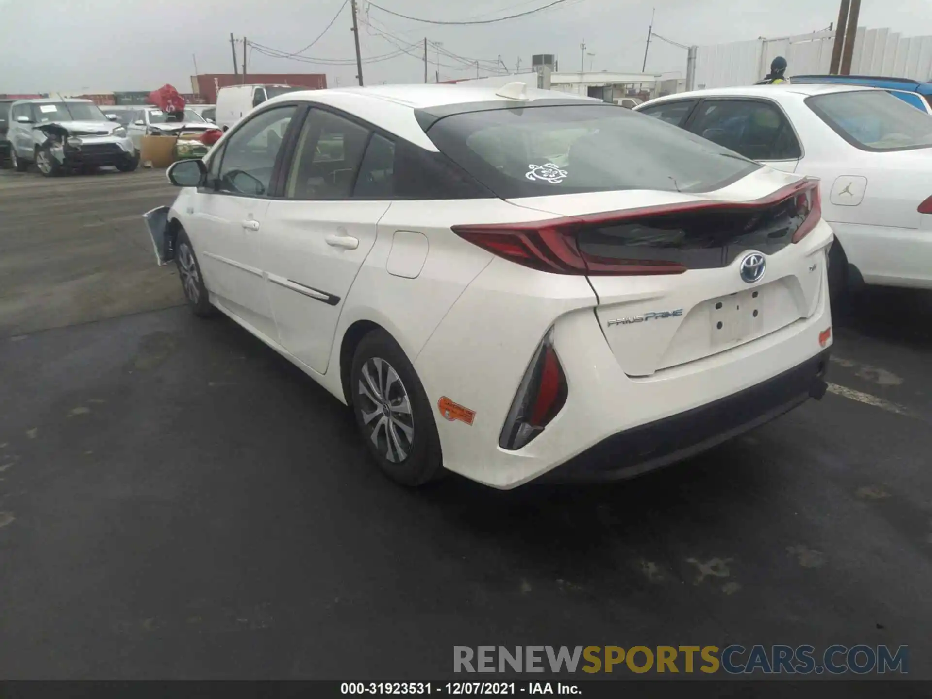 3 Photograph of a damaged car JTDKARFP5L3134777 TOYOTA PRIUS PRIME 2020