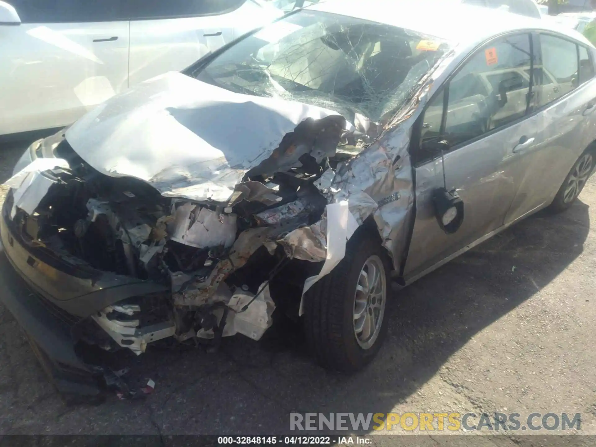 2 Photograph of a damaged car JTDKARFP5L3138523 TOYOTA PRIUS PRIME 2020