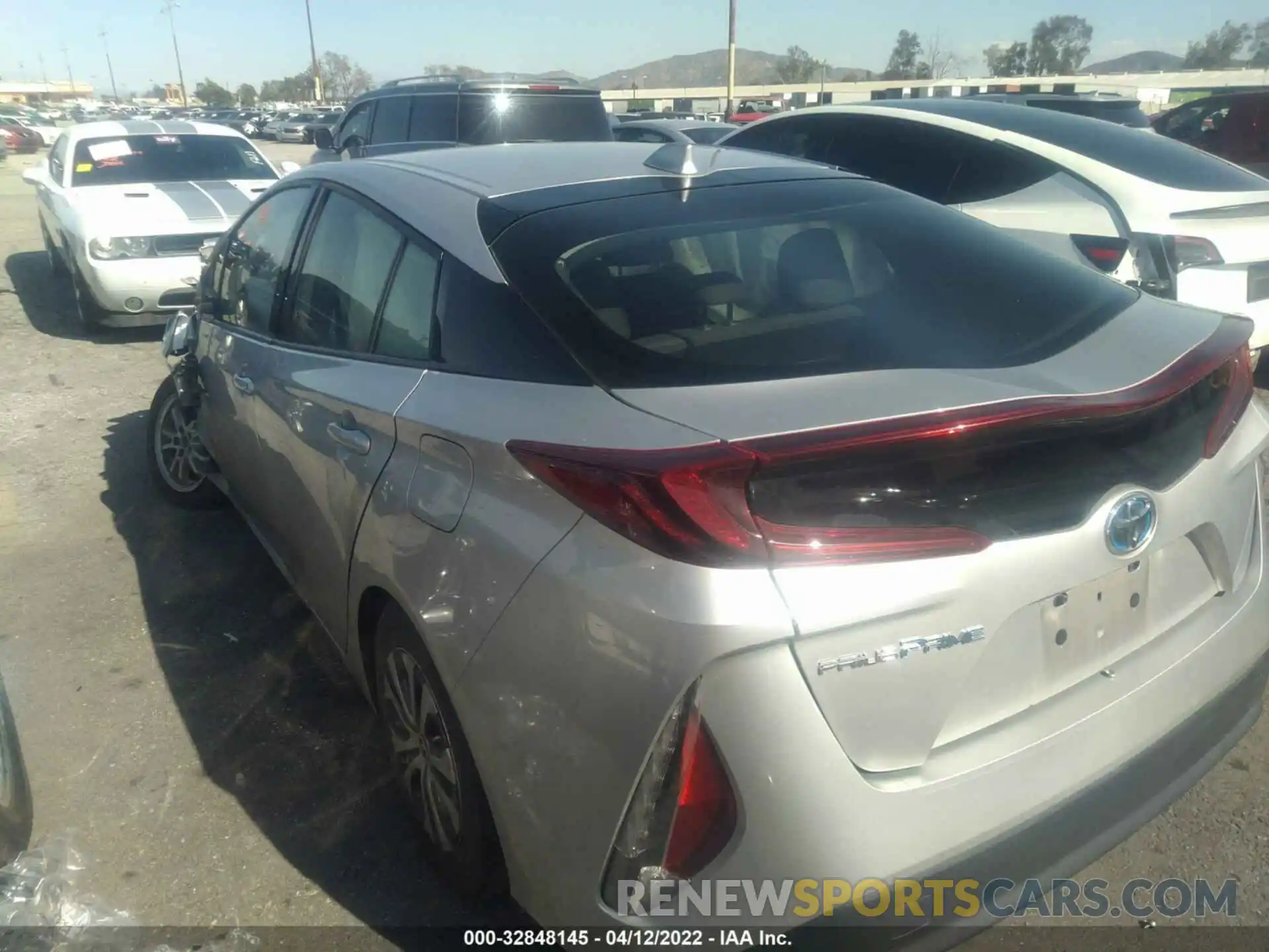 3 Photograph of a damaged car JTDKARFP5L3138523 TOYOTA PRIUS PRIME 2020