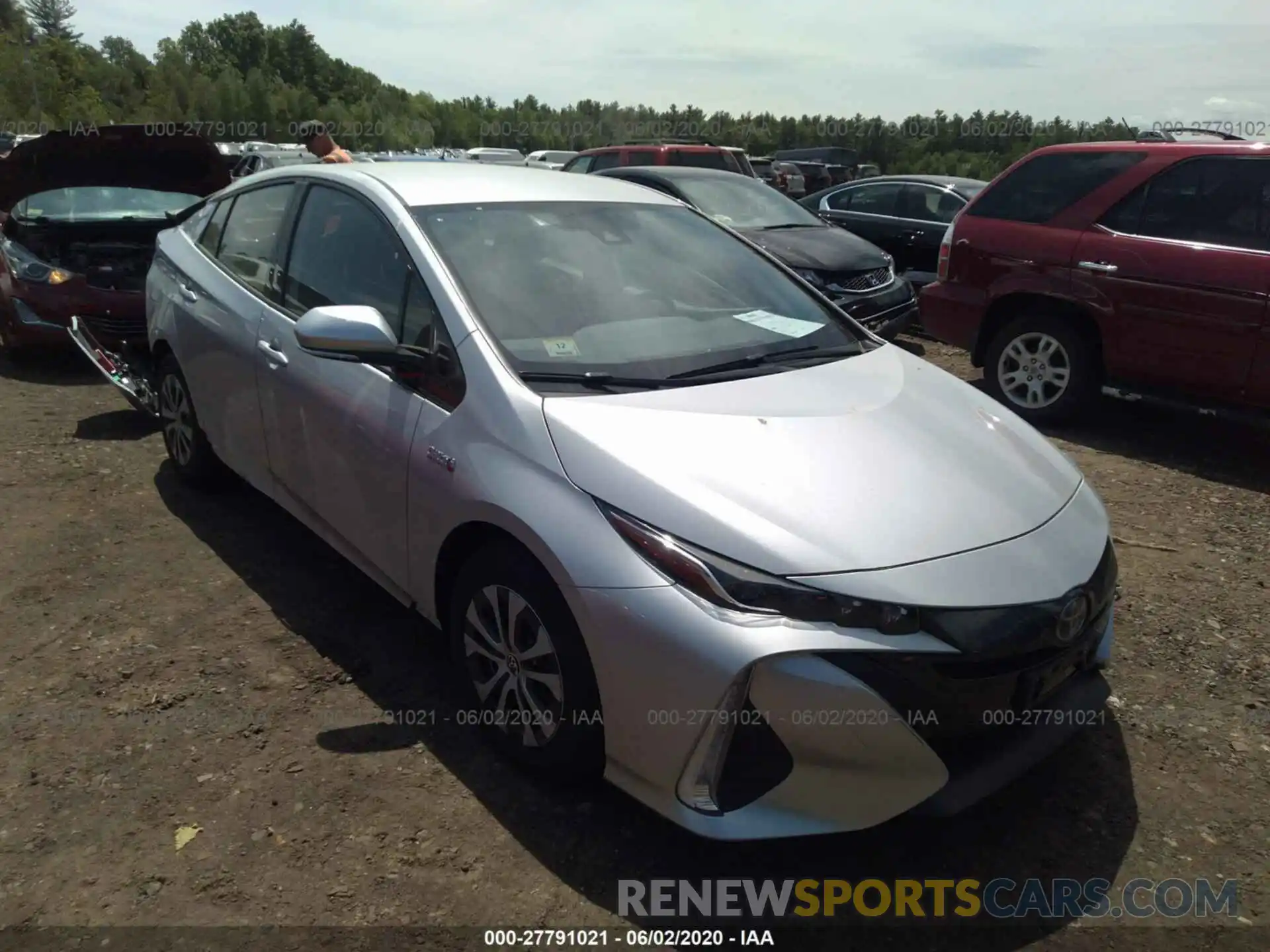 1 Photograph of a damaged car JTDKARFP5L3138652 TOYOTA PRIUS PRIME 2020