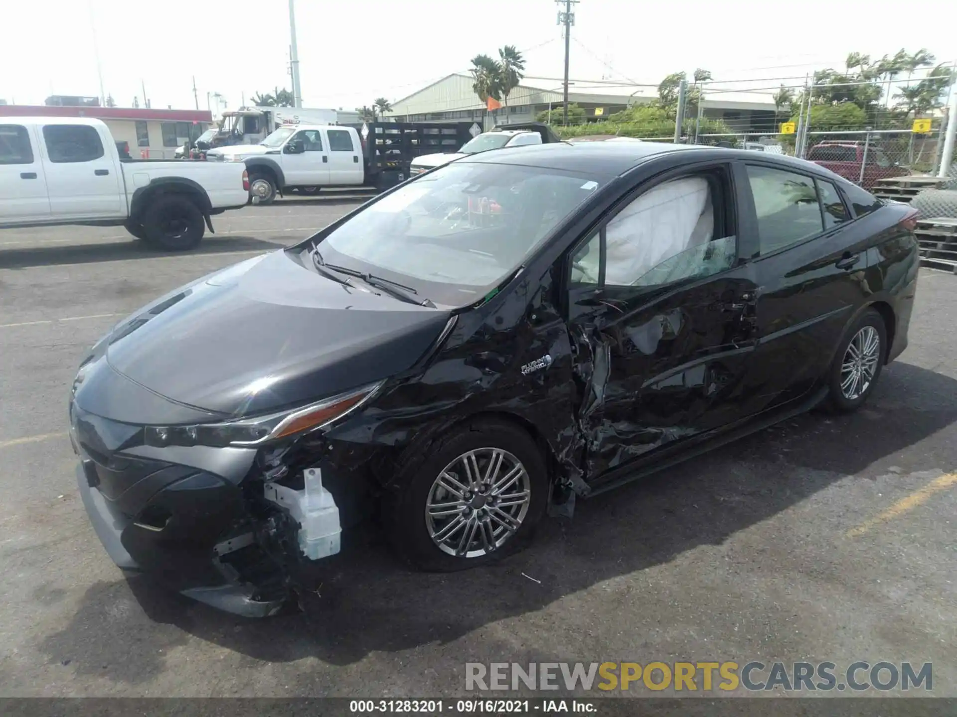 2 Photograph of a damaged car JTDKARFP5L3140644 TOYOTA PRIUS PRIME 2020