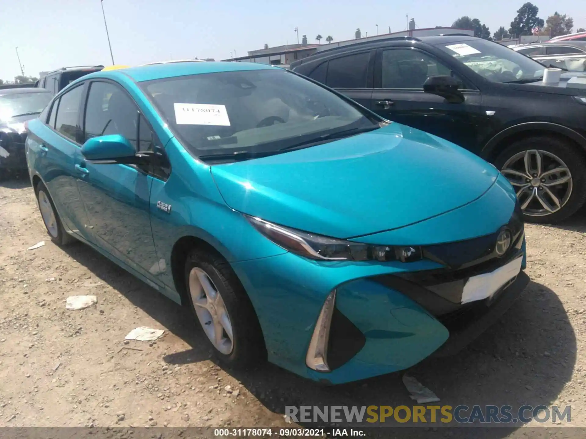 1 Photograph of a damaged car JTDKARFP5L3141938 TOYOTA PRIUS PRIME 2020