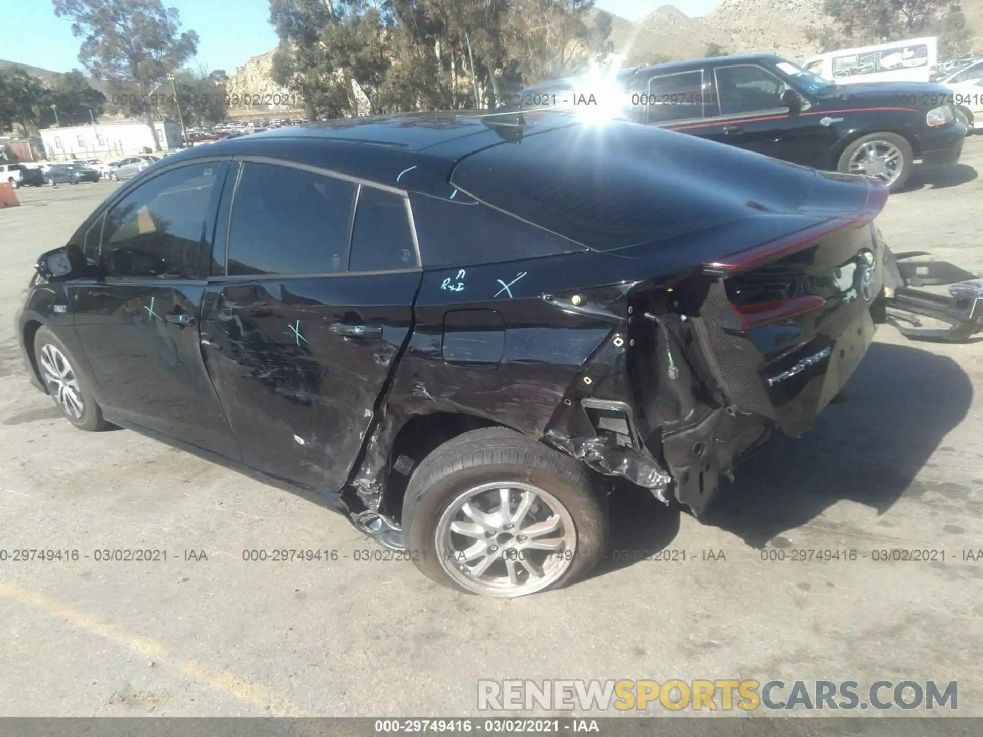 3 Photograph of a damaged car JTDKARFP5L3145746 TOYOTA PRIUS PRIME 2020