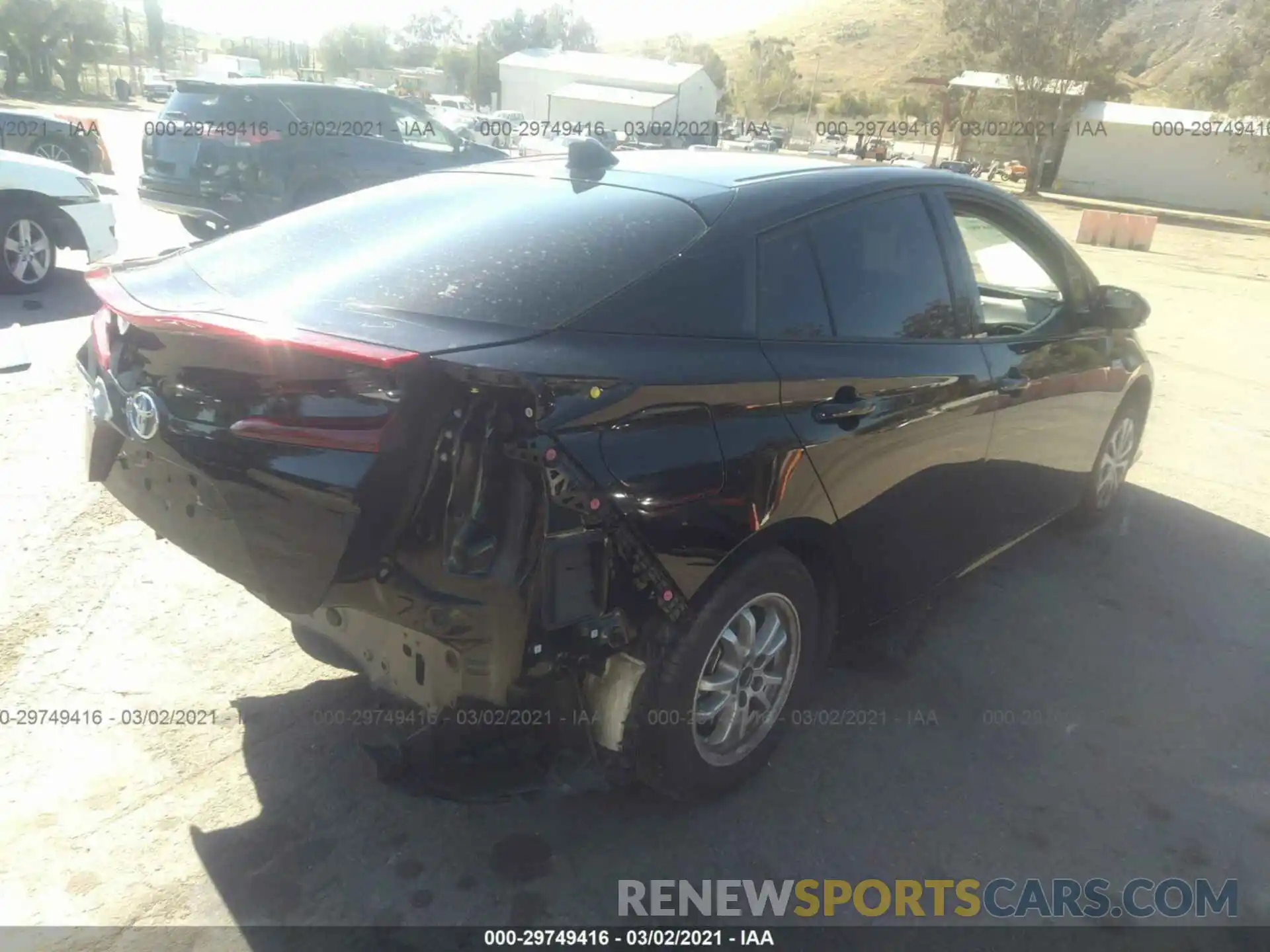 4 Photograph of a damaged car JTDKARFP5L3145746 TOYOTA PRIUS PRIME 2020