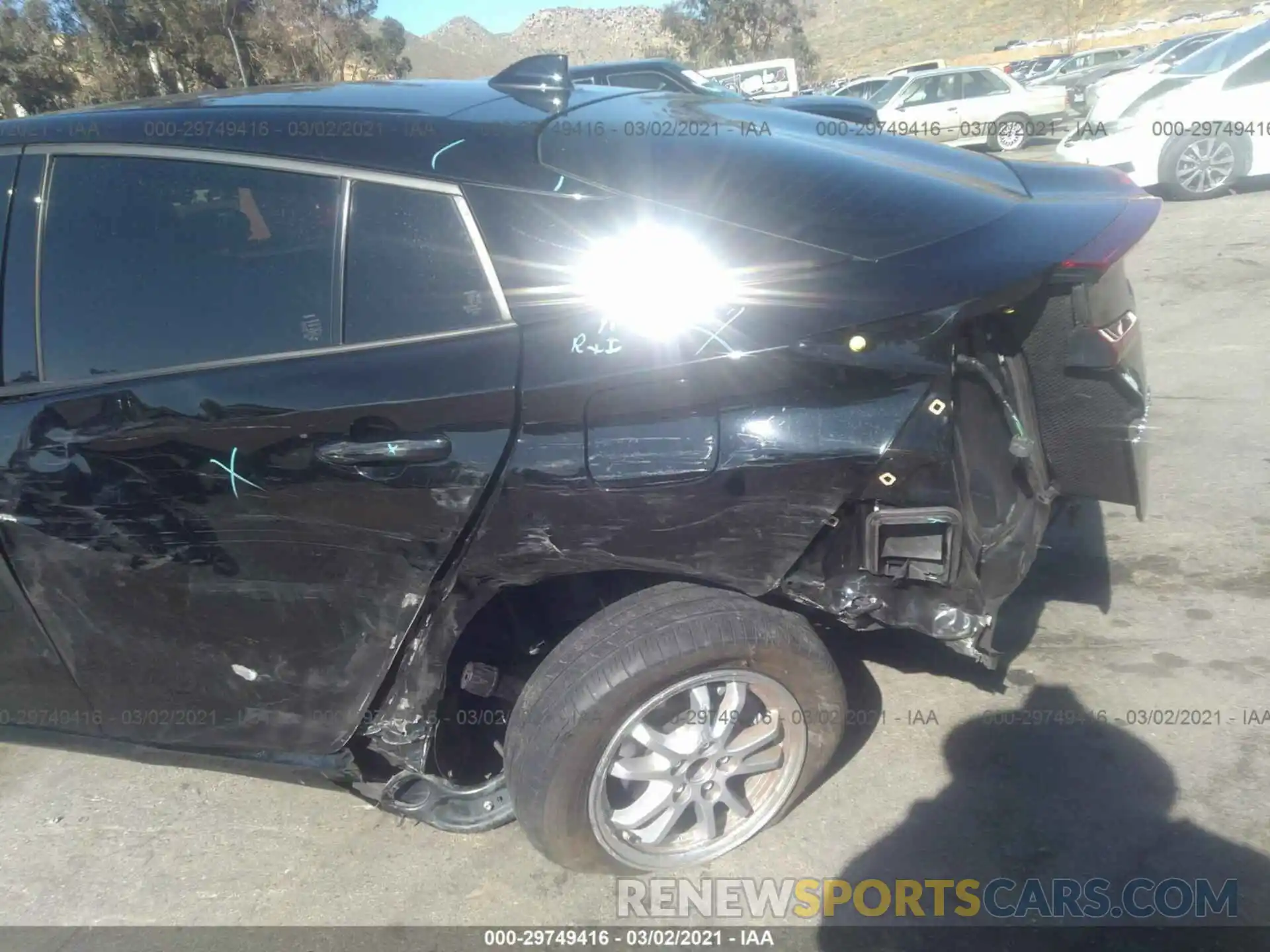 6 Photograph of a damaged car JTDKARFP5L3145746 TOYOTA PRIUS PRIME 2020