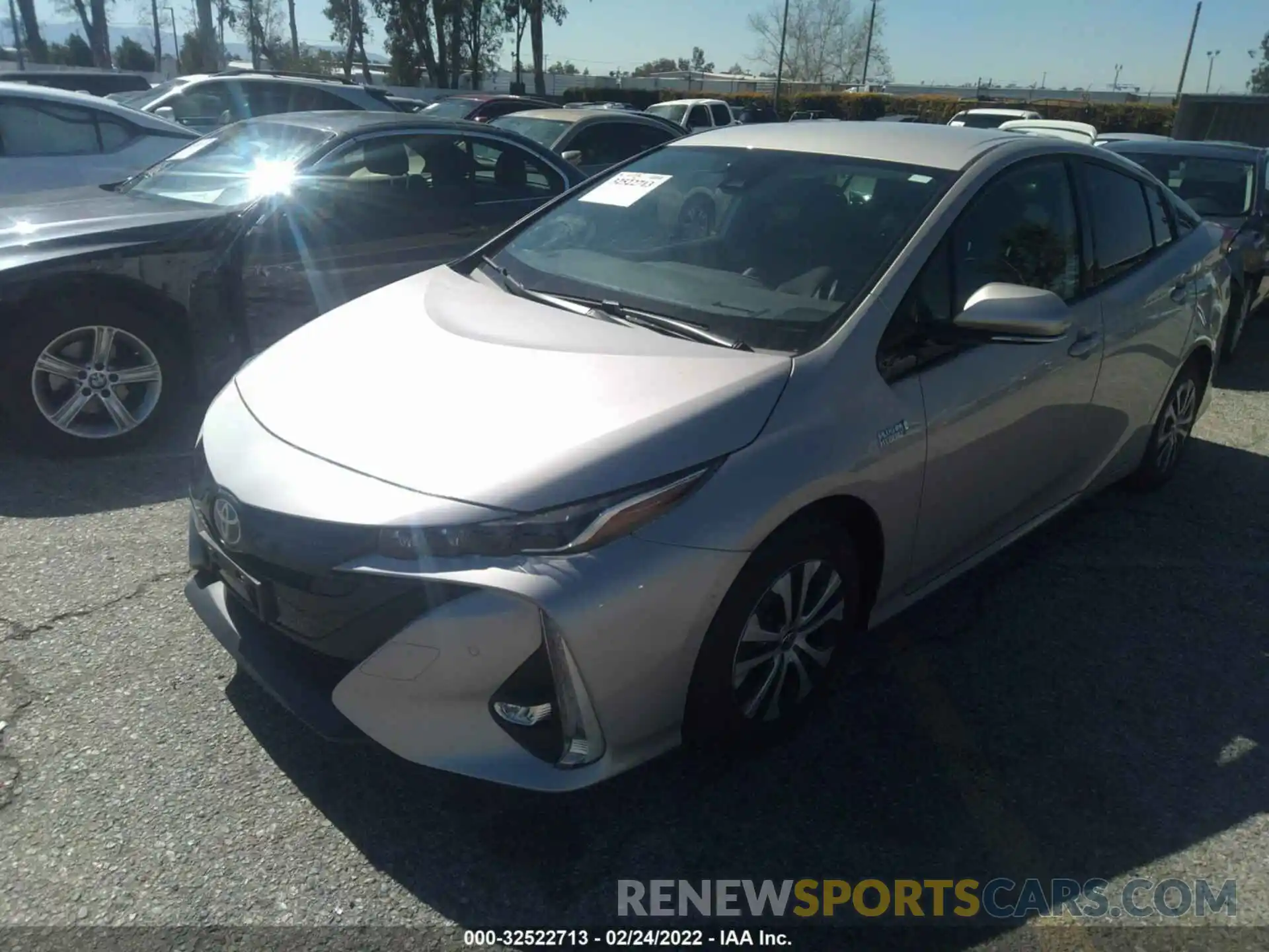 2 Photograph of a damaged car JTDKARFP5L3145908 TOYOTA PRIUS PRIME 2020