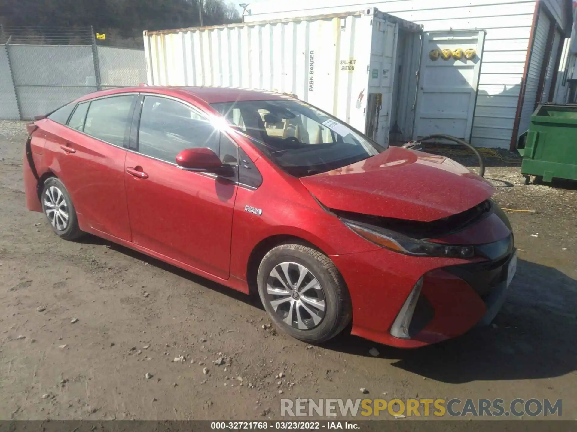 1 Photograph of a damaged car JTDKARFP5L3148159 TOYOTA PRIUS PRIME 2020