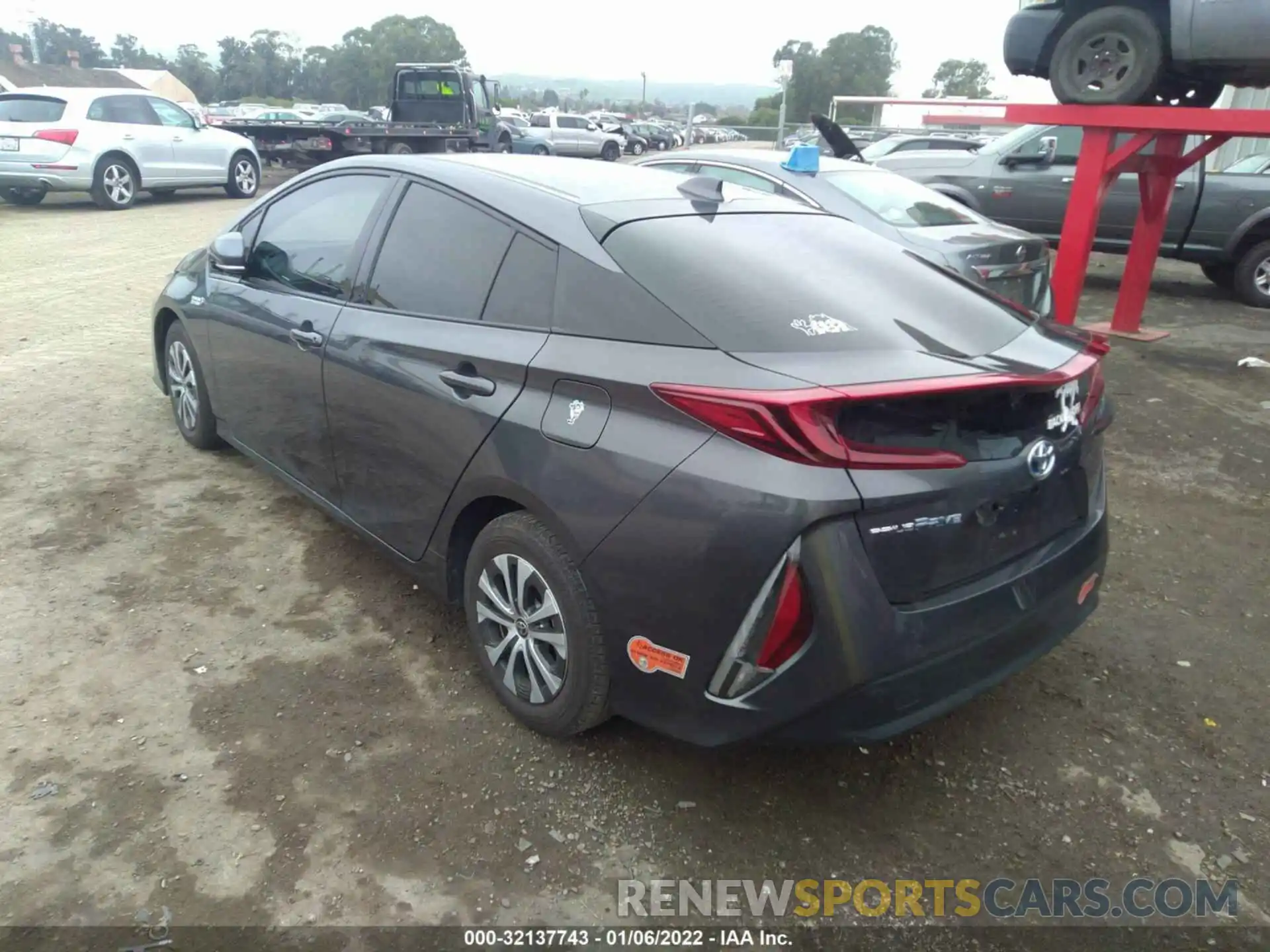 3 Photograph of a damaged car JTDKARFP5L3162241 TOYOTA PRIUS PRIME 2020