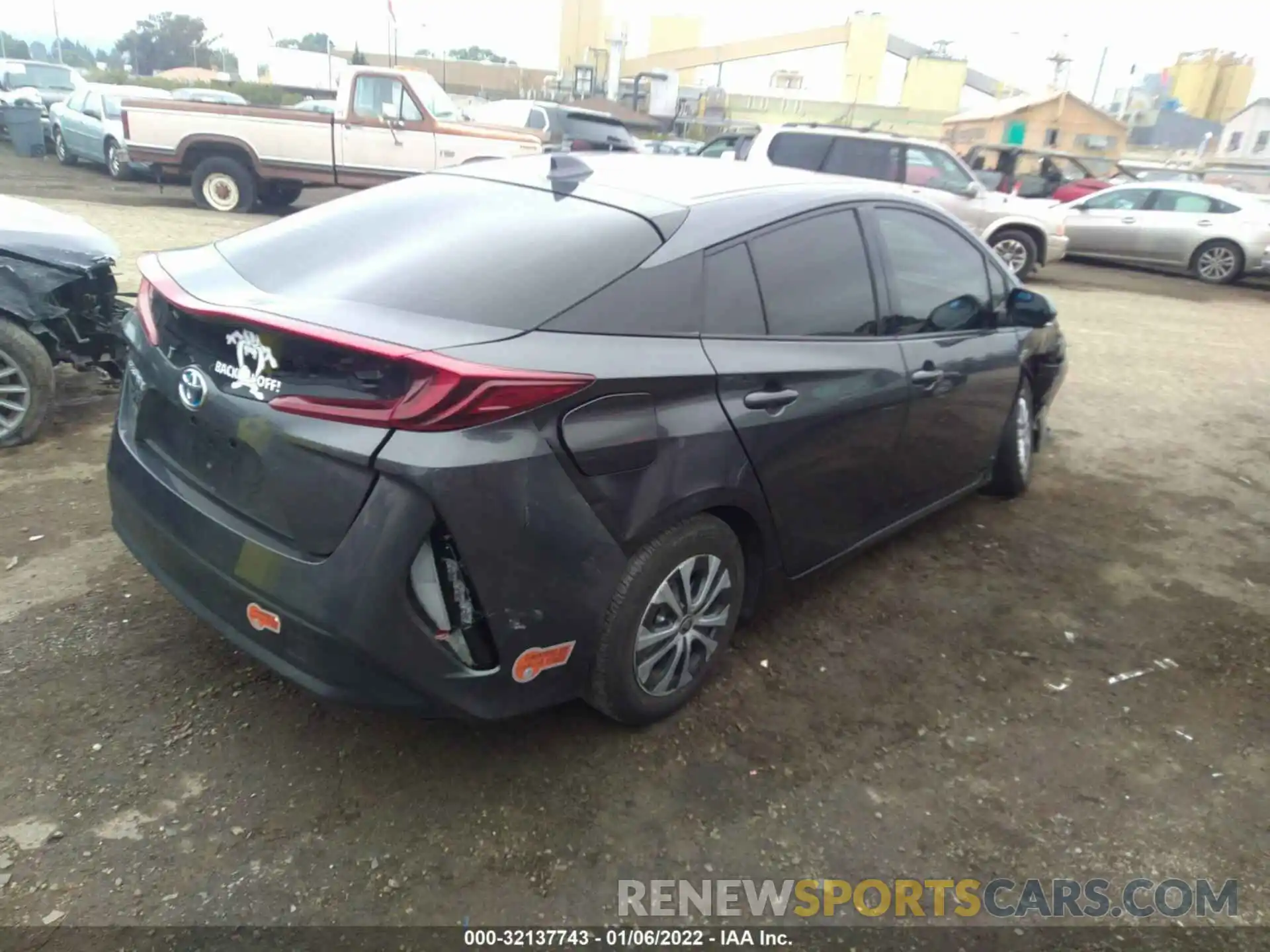 4 Photograph of a damaged car JTDKARFP5L3162241 TOYOTA PRIUS PRIME 2020