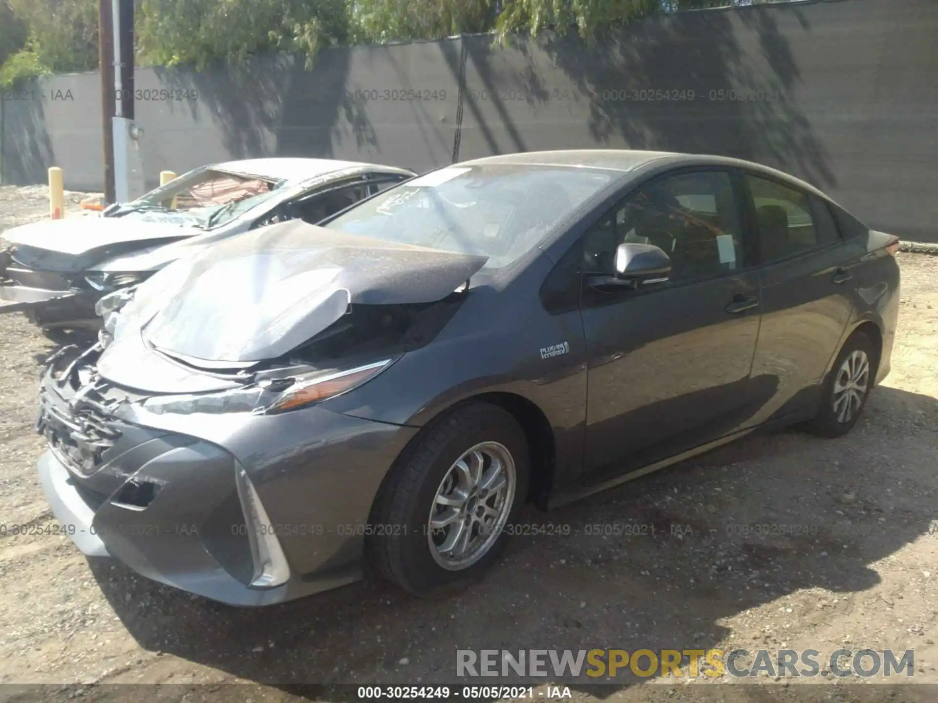 2 Photograph of a damaged car JTDKARFP6L3134576 TOYOTA PRIUS PRIME 2020