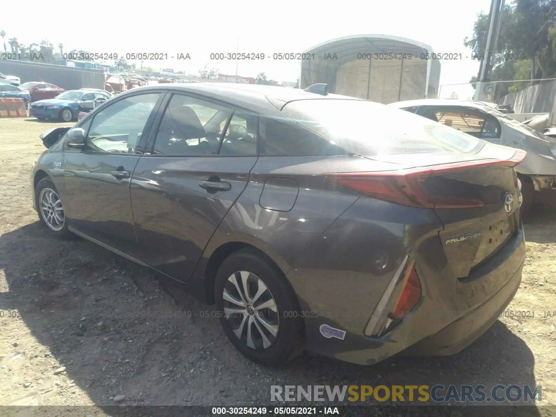 3 Photograph of a damaged car JTDKARFP6L3134576 TOYOTA PRIUS PRIME 2020