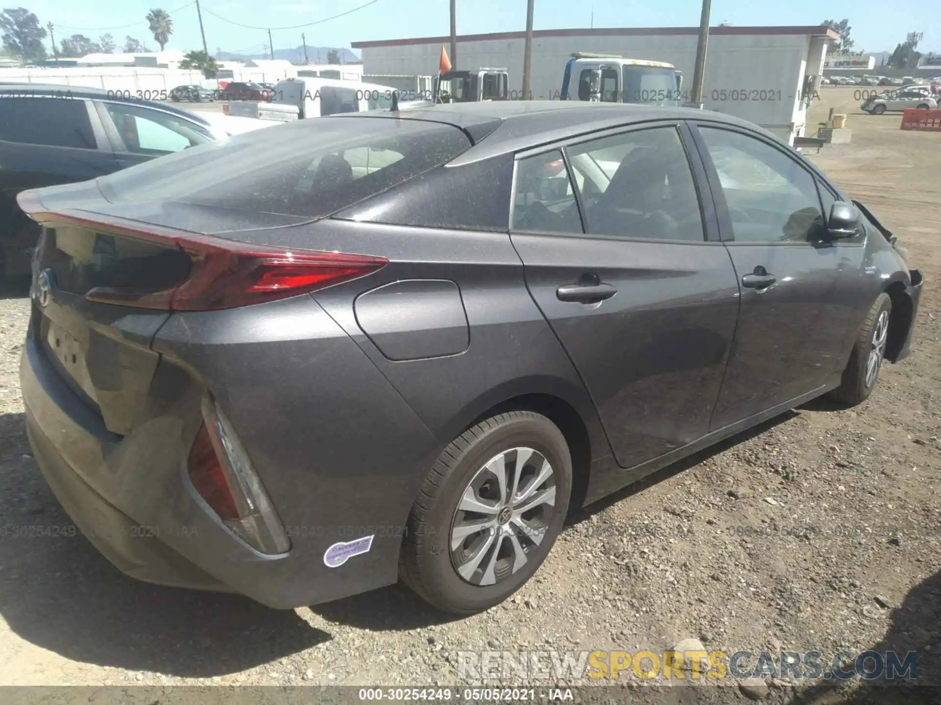 4 Photograph of a damaged car JTDKARFP6L3134576 TOYOTA PRIUS PRIME 2020