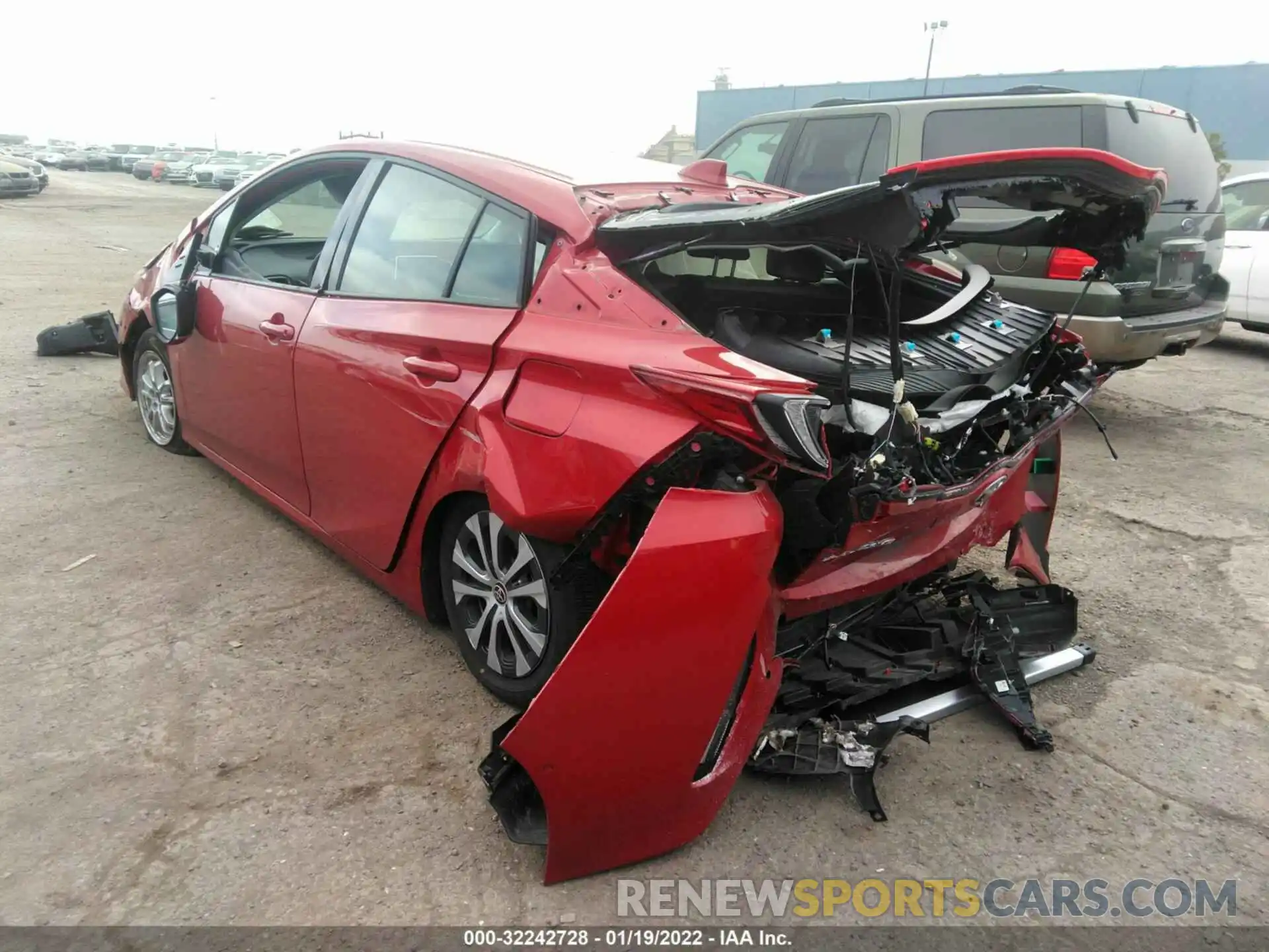 3 Photograph of a damaged car JTDKARFP6L3135498 TOYOTA PRIUS PRIME 2020