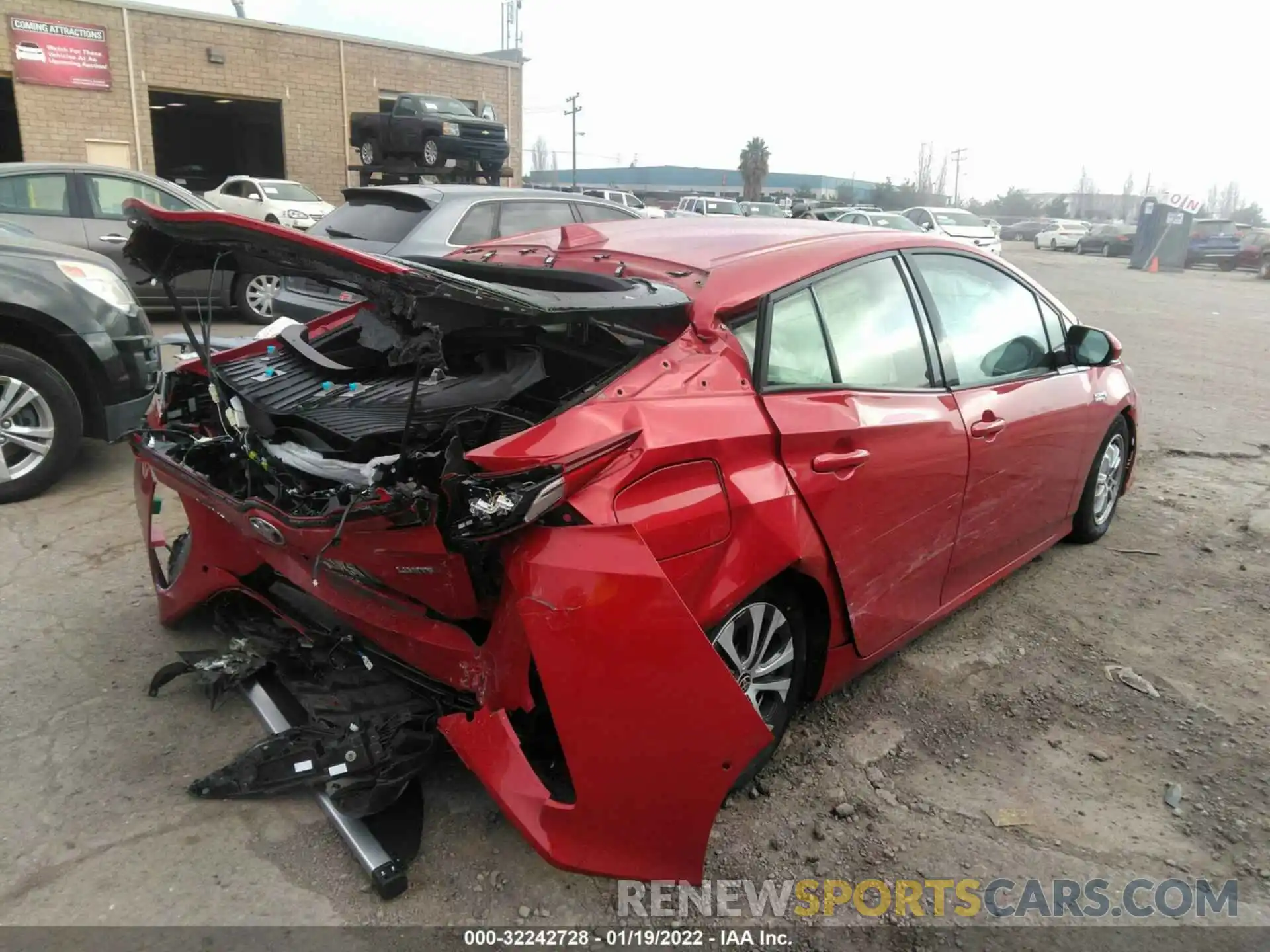 4 Photograph of a damaged car JTDKARFP6L3135498 TOYOTA PRIUS PRIME 2020