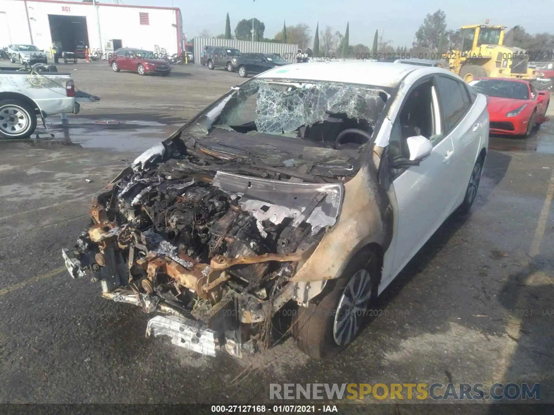 2 Photograph of a damaged car JTDKARFP6L3137820 TOYOTA PRIUS PRIME 2020