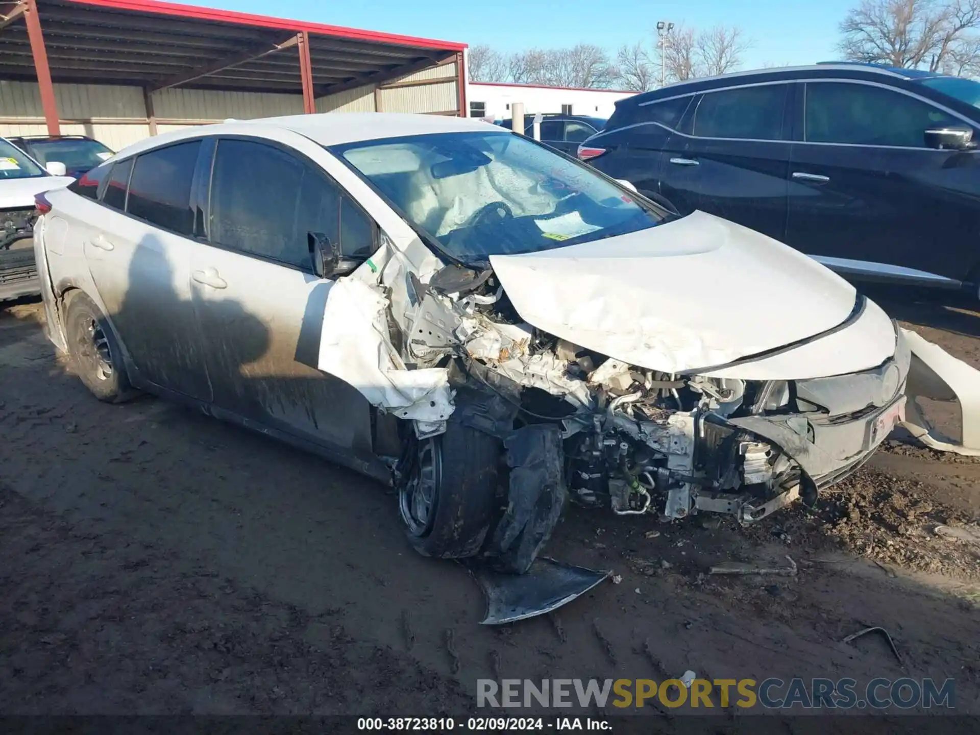 1 Photograph of a damaged car JTDKARFP6L3142077 TOYOTA PRIUS PRIME 2020