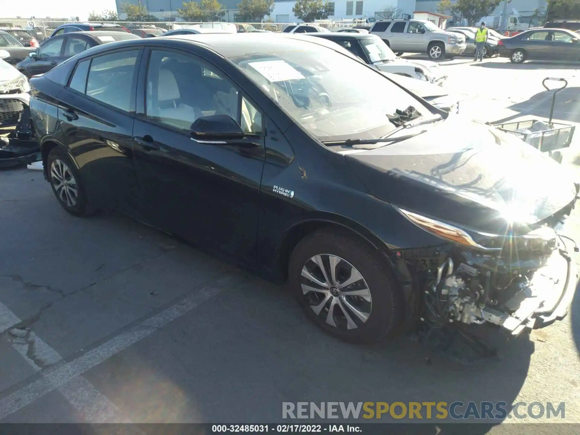 1 Photograph of a damaged car JTDKARFP6L3145366 TOYOTA PRIUS PRIME 2020